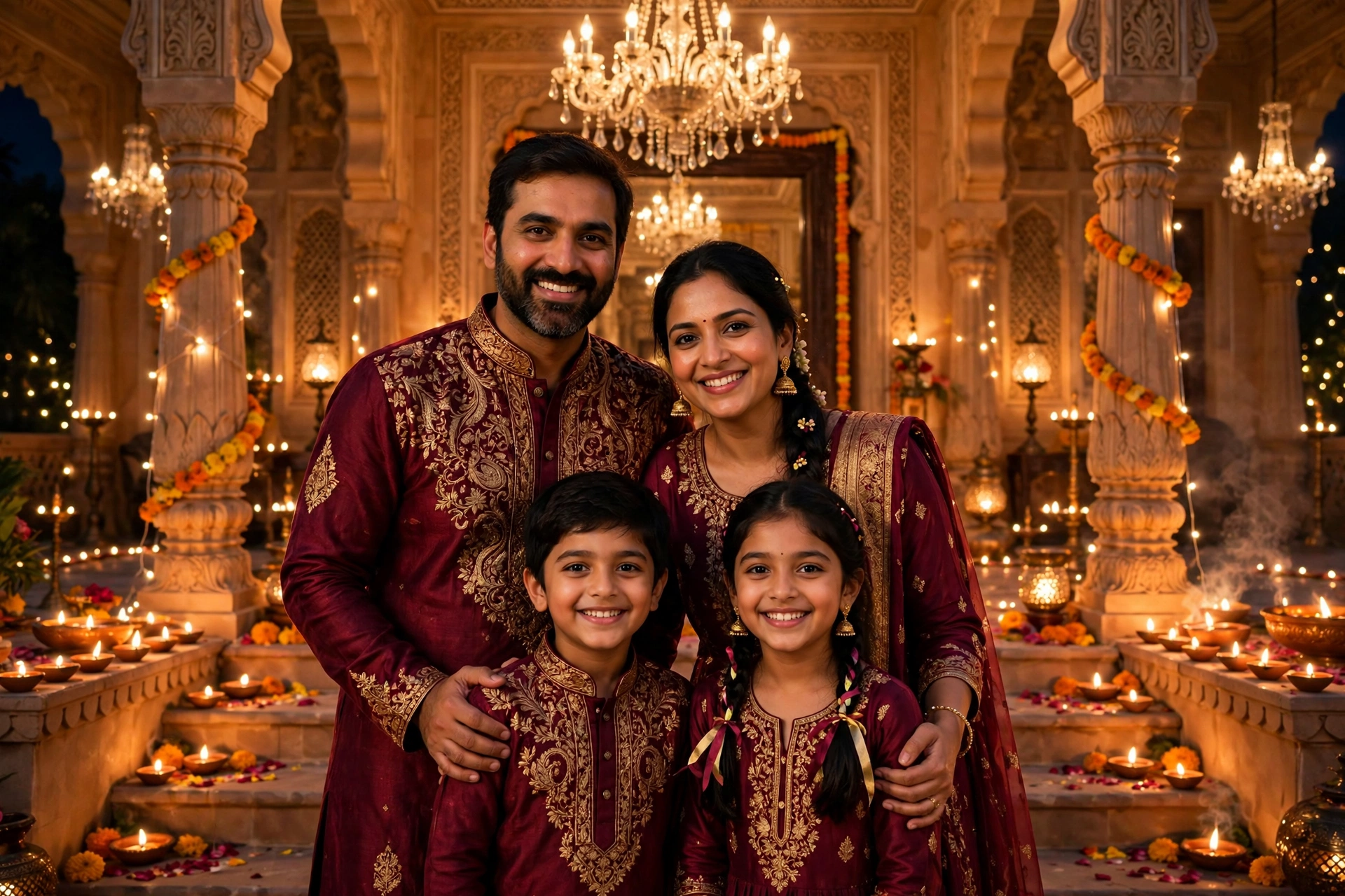 Diwali Family Portrait 15
