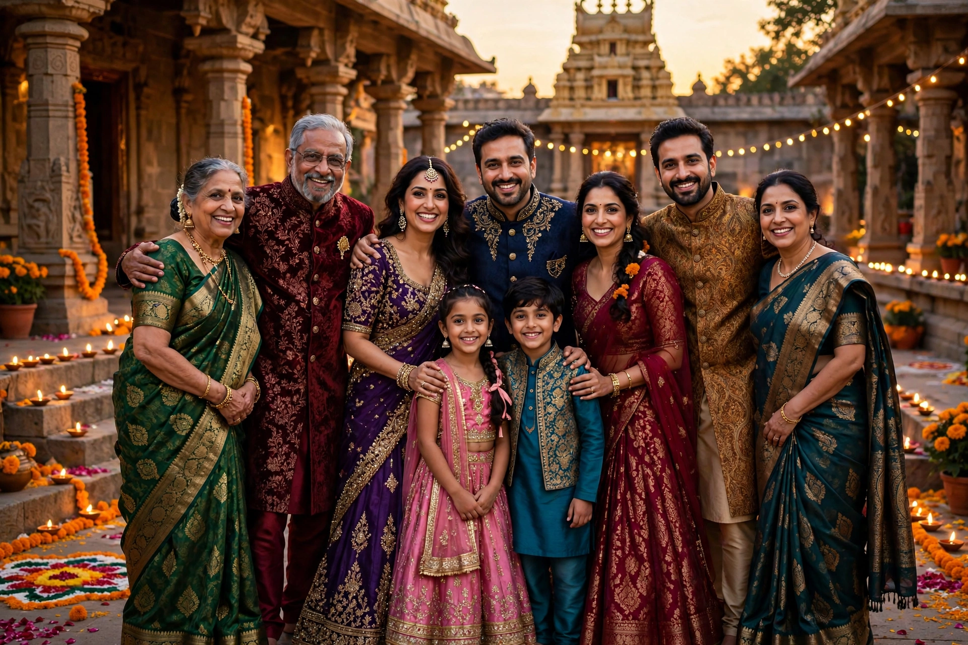 Diwali Family Portrait 17