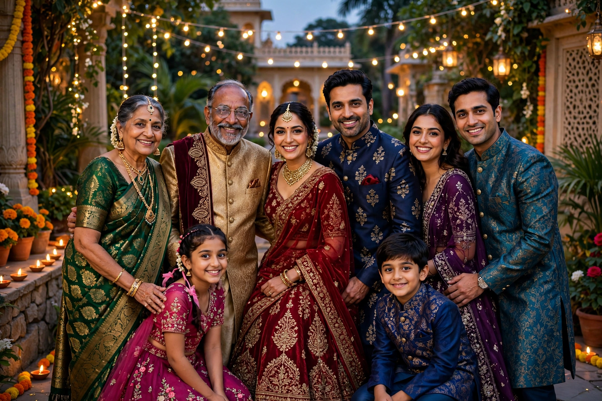 Diwali Family Portrait 18