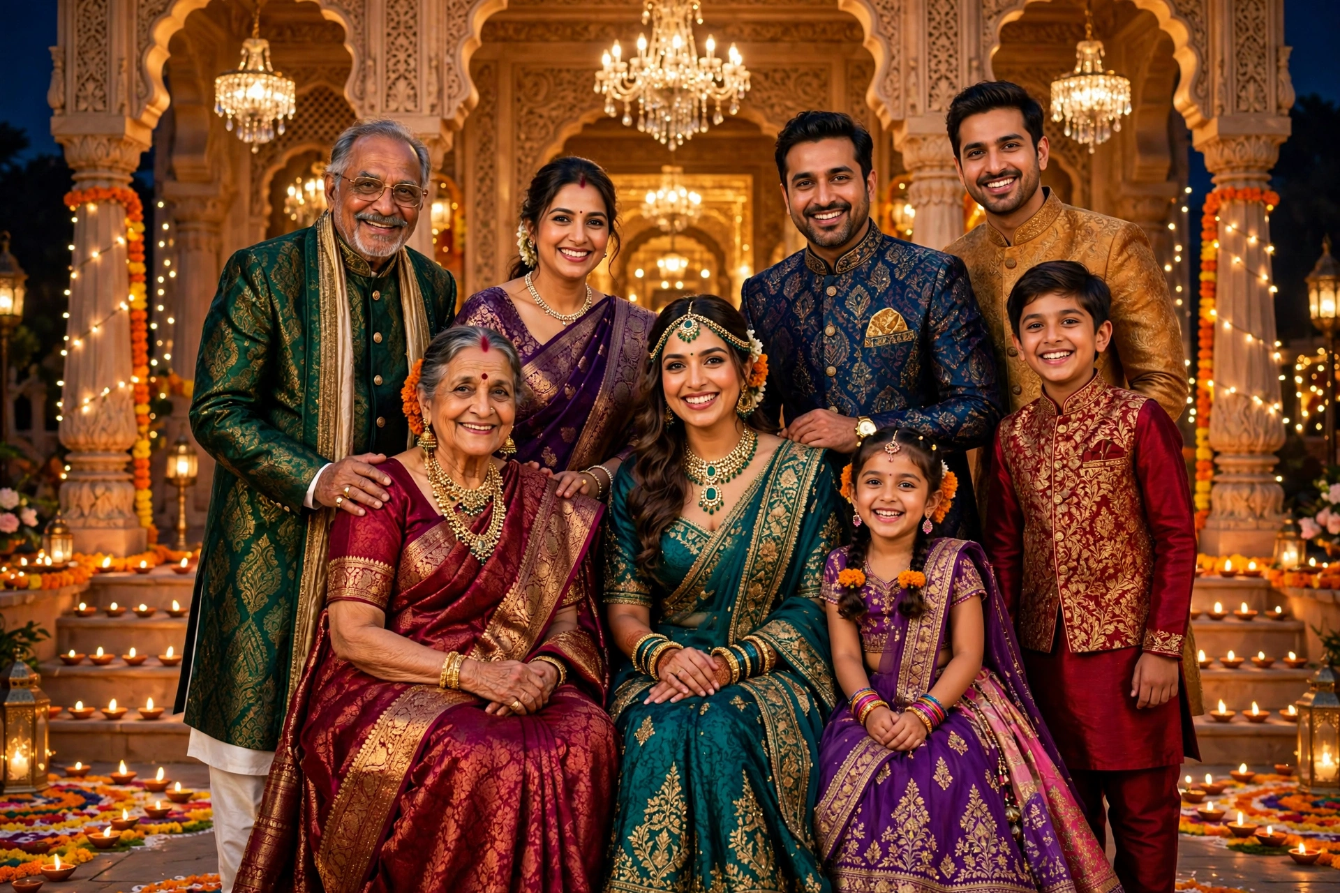 Diwali Family Portrait 20