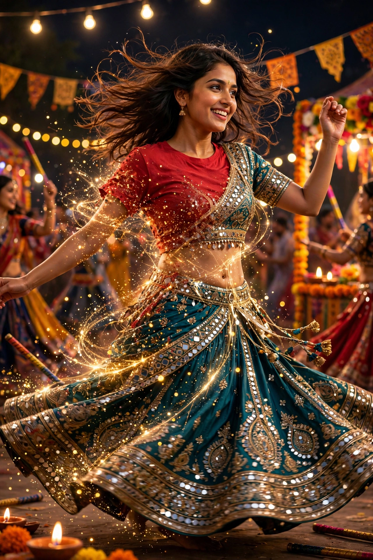 Navratri Outfit Transition Video 1