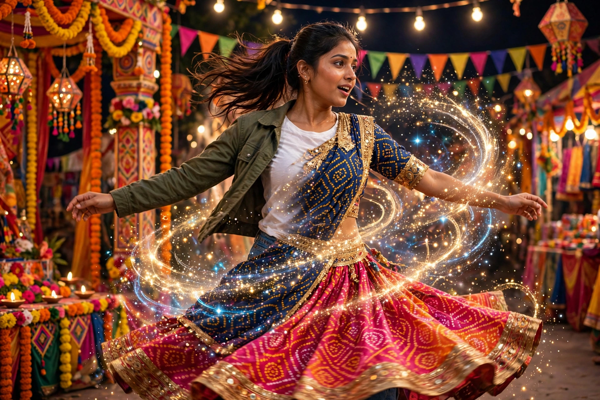 Navratri Outfit Transition Video 3