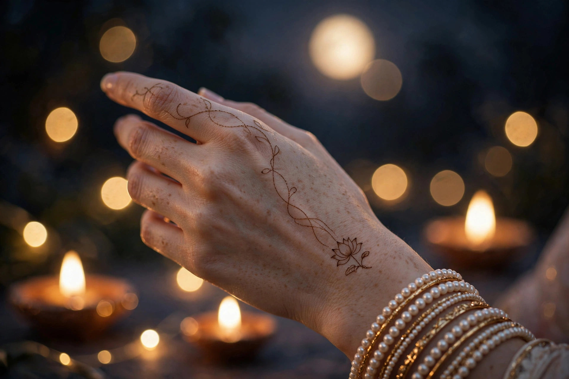 Karva Chauth Mehndi Elegant Minimal Mehndi 2