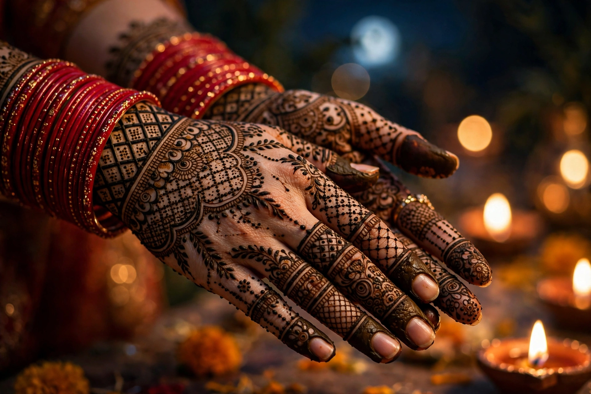 Karva Chauth Mehndi Traditional Rajasthani Mehndi 1