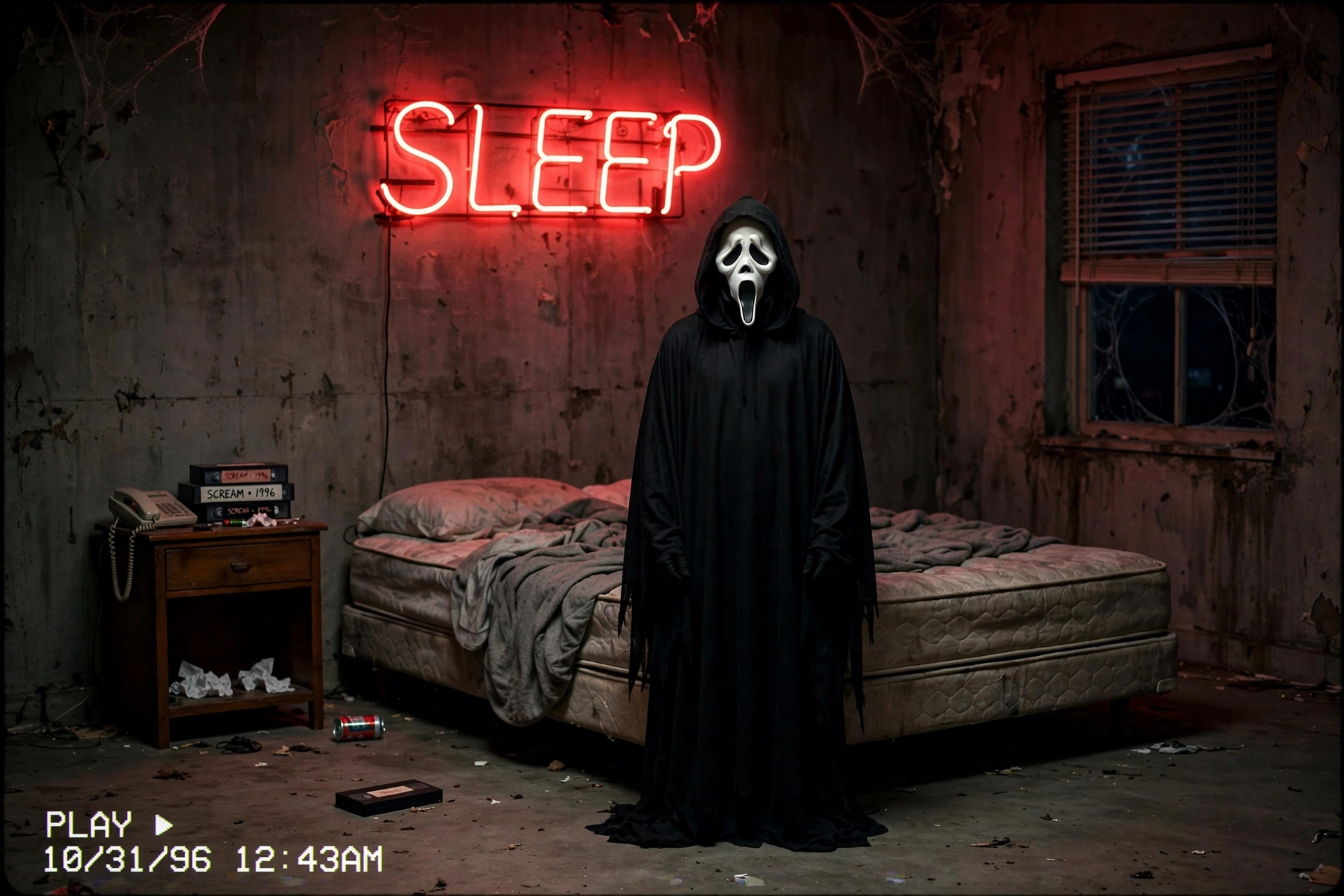 Ghostface Basement Bedroom