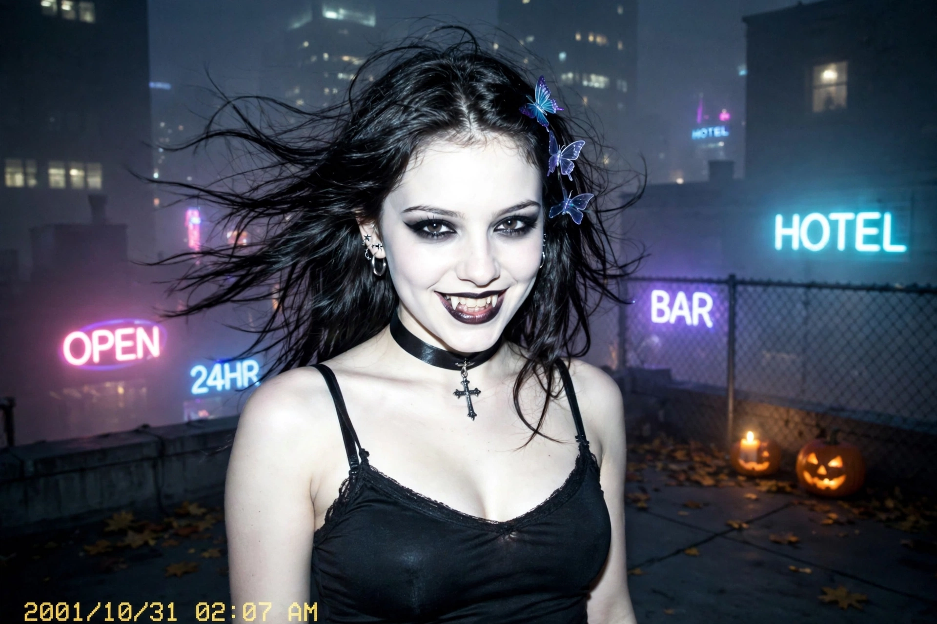 Y2K Vampire Rooftop