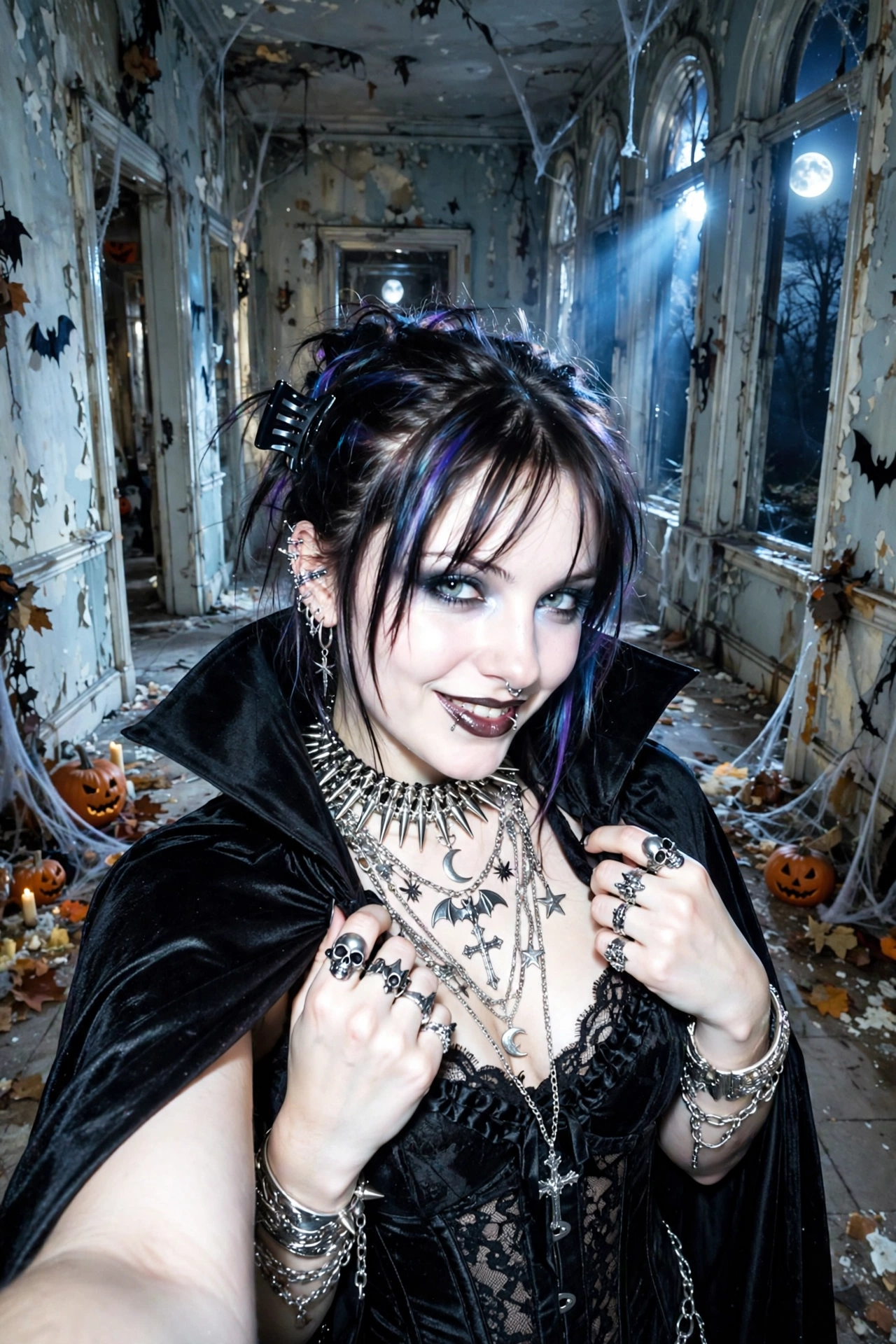Y2K Vampire Photoshoot