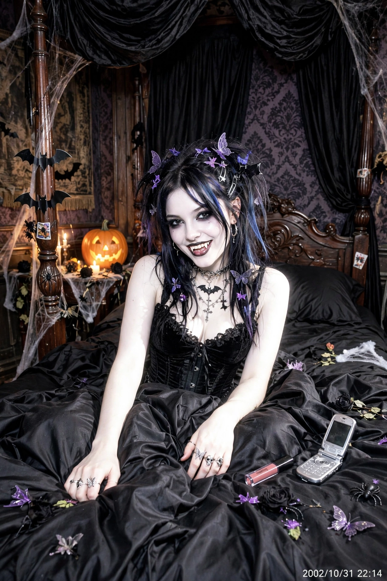 Y2K Vampire Bedroom