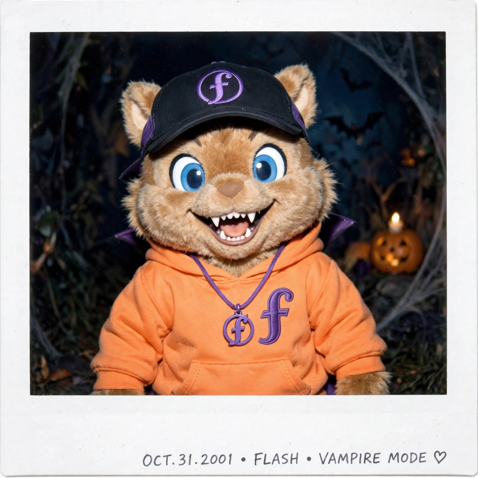 Y2K Vampire Polaroid