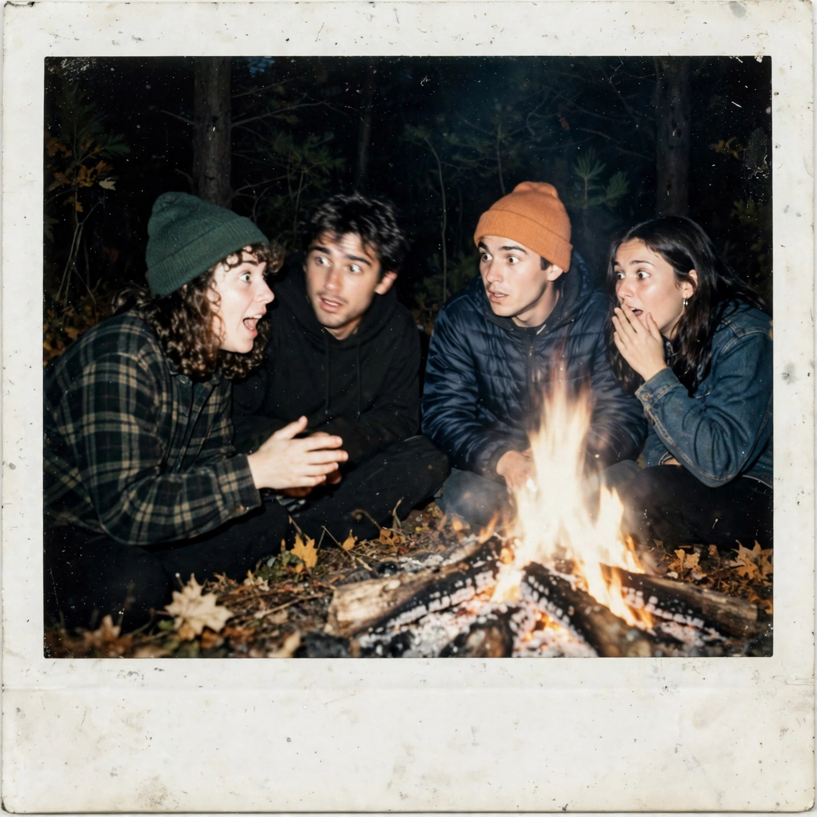 Polaroid Campfire