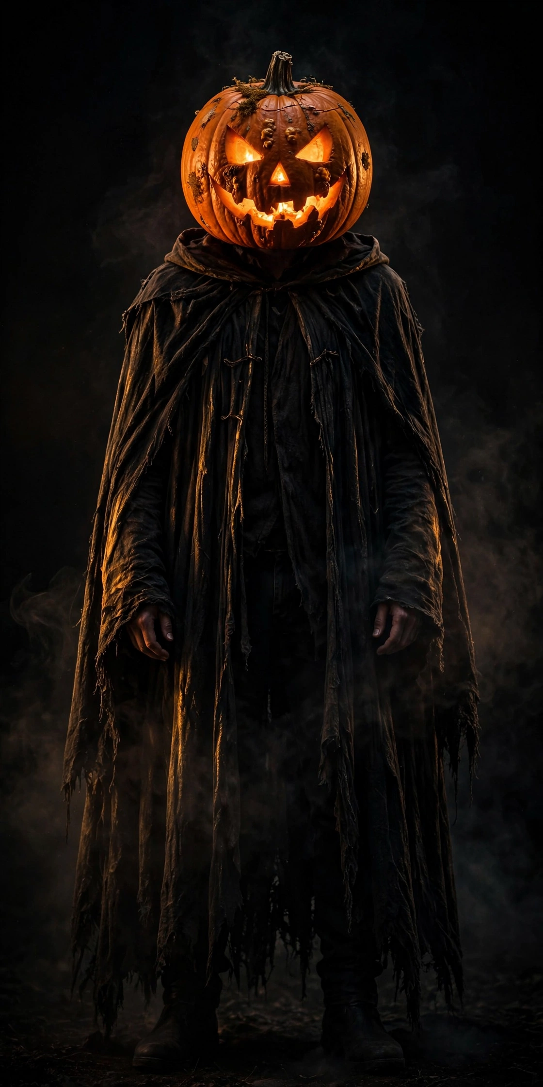 Pumpkin Head Portrait