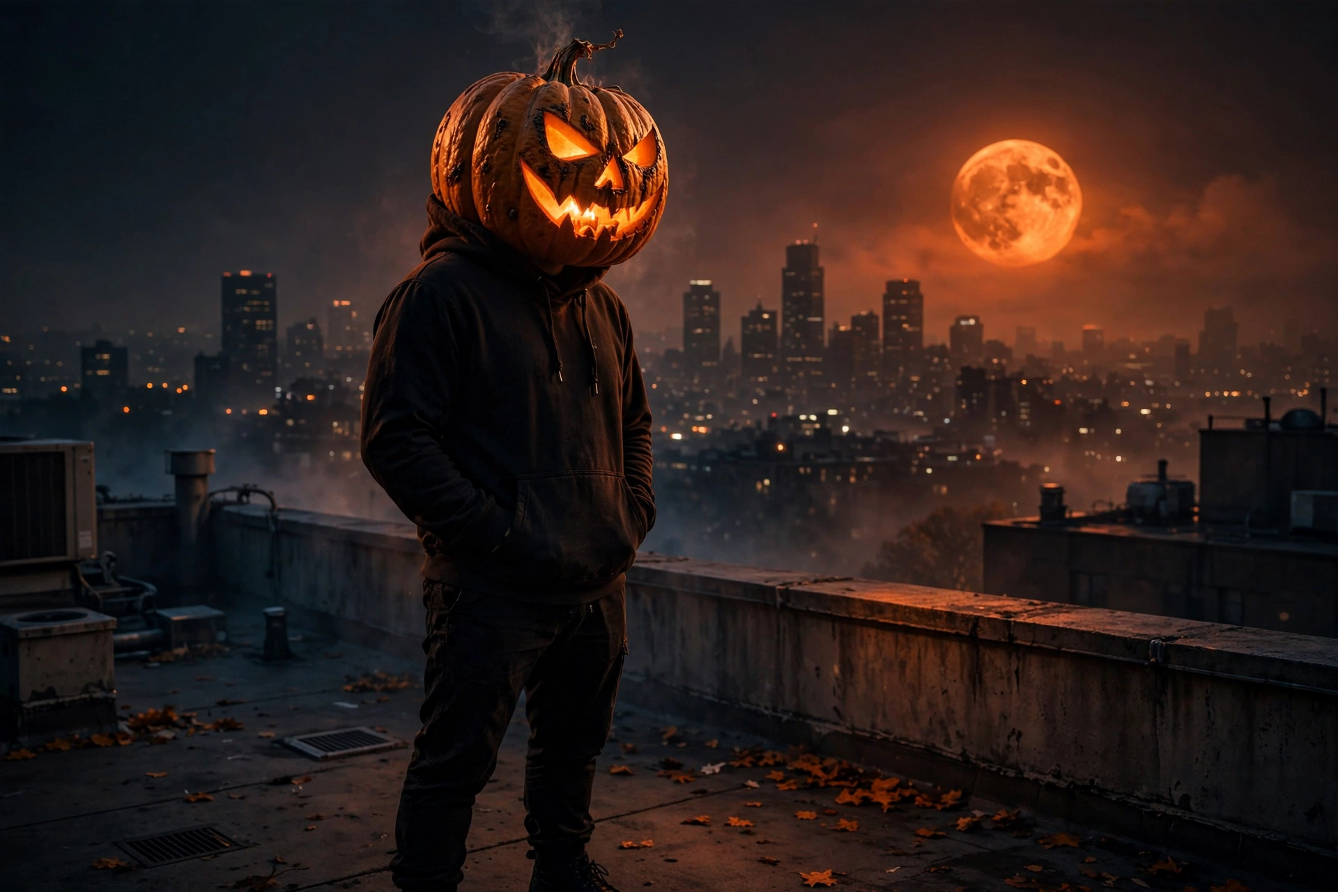 Pumpkin Head Rooftop
