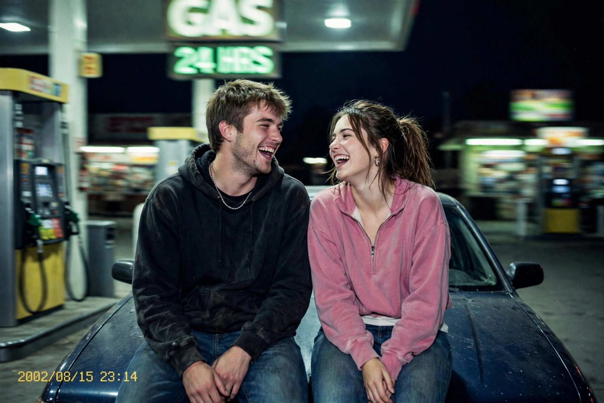 Couple Digicam Gas Station /couple /digicam /gasstation