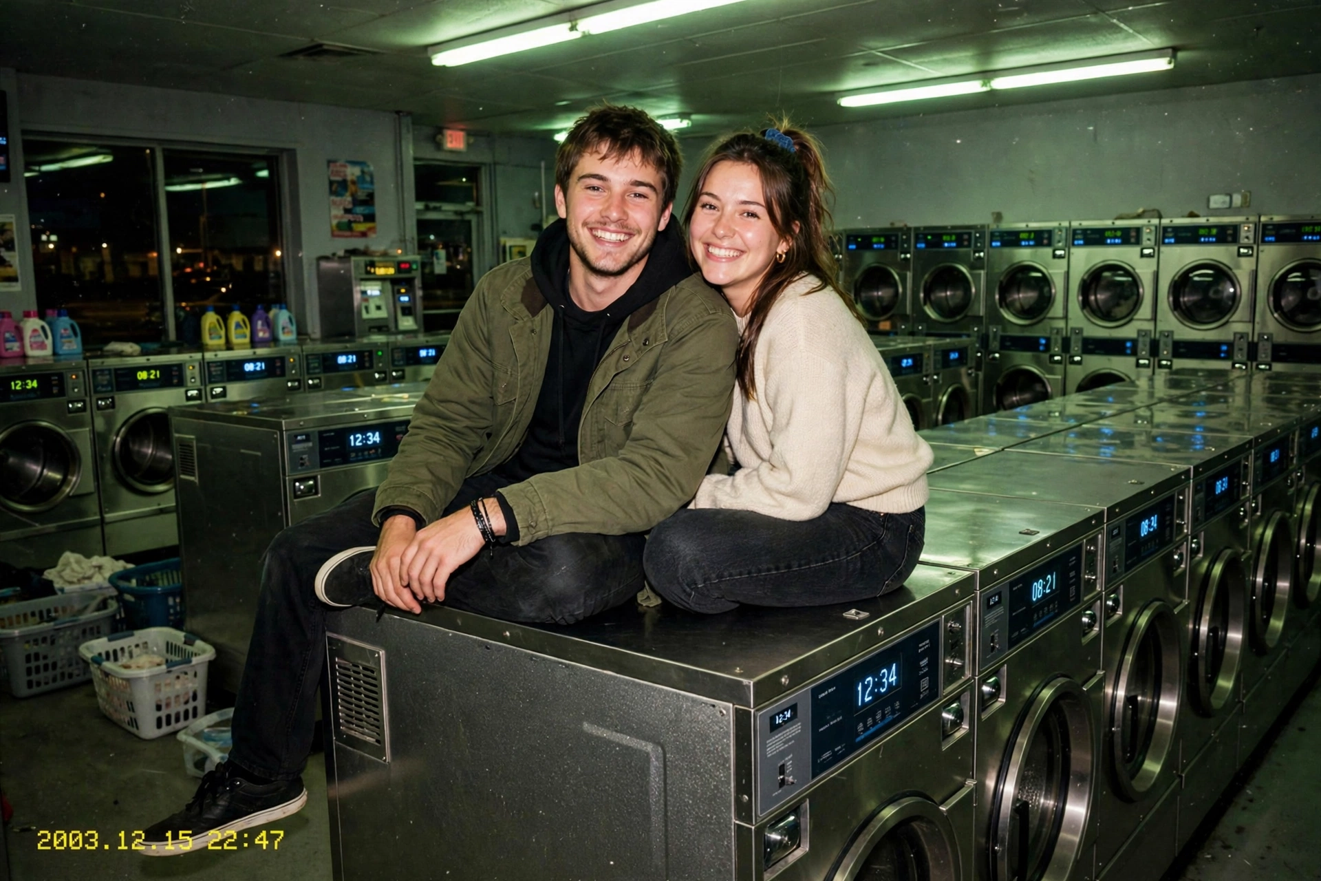 Couple Digicam Laundromat /couple /digicam /laundromat