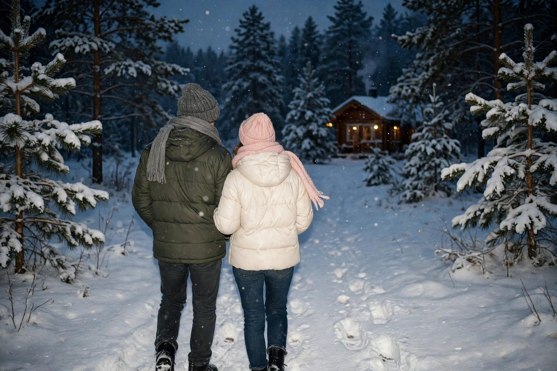Couple Backshot Snow /couple /backshot /snow