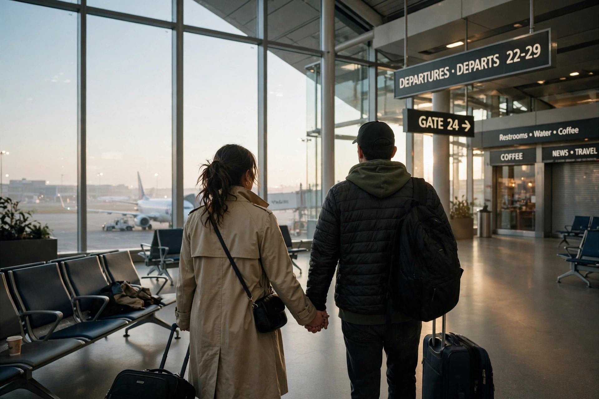 Couple Backshot Airport /couple /backshot /airport