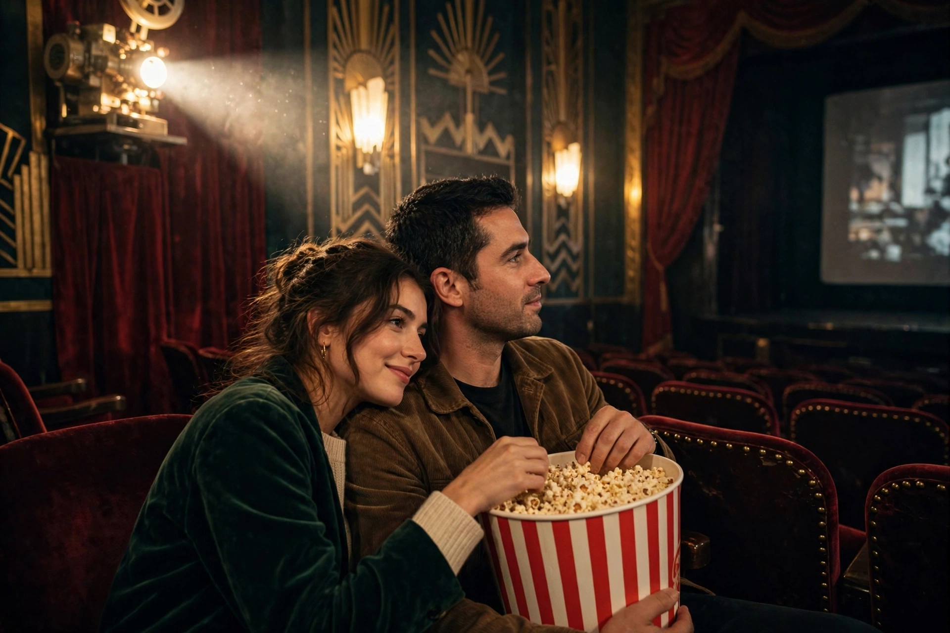 Couple Date Night Old Cinema /couple /datenight /cinema