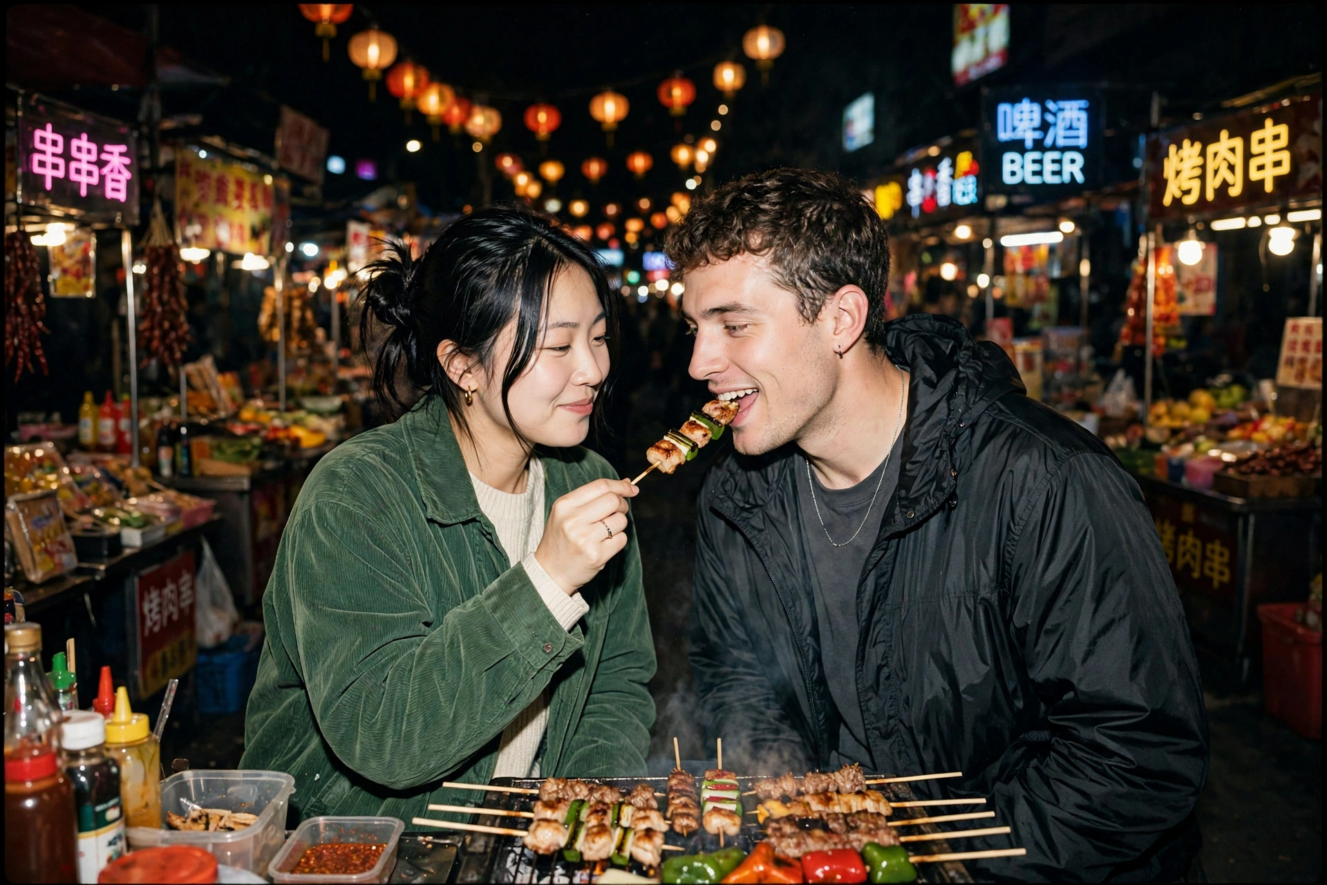 Couple Date Night Night Market /couple /datenight /market