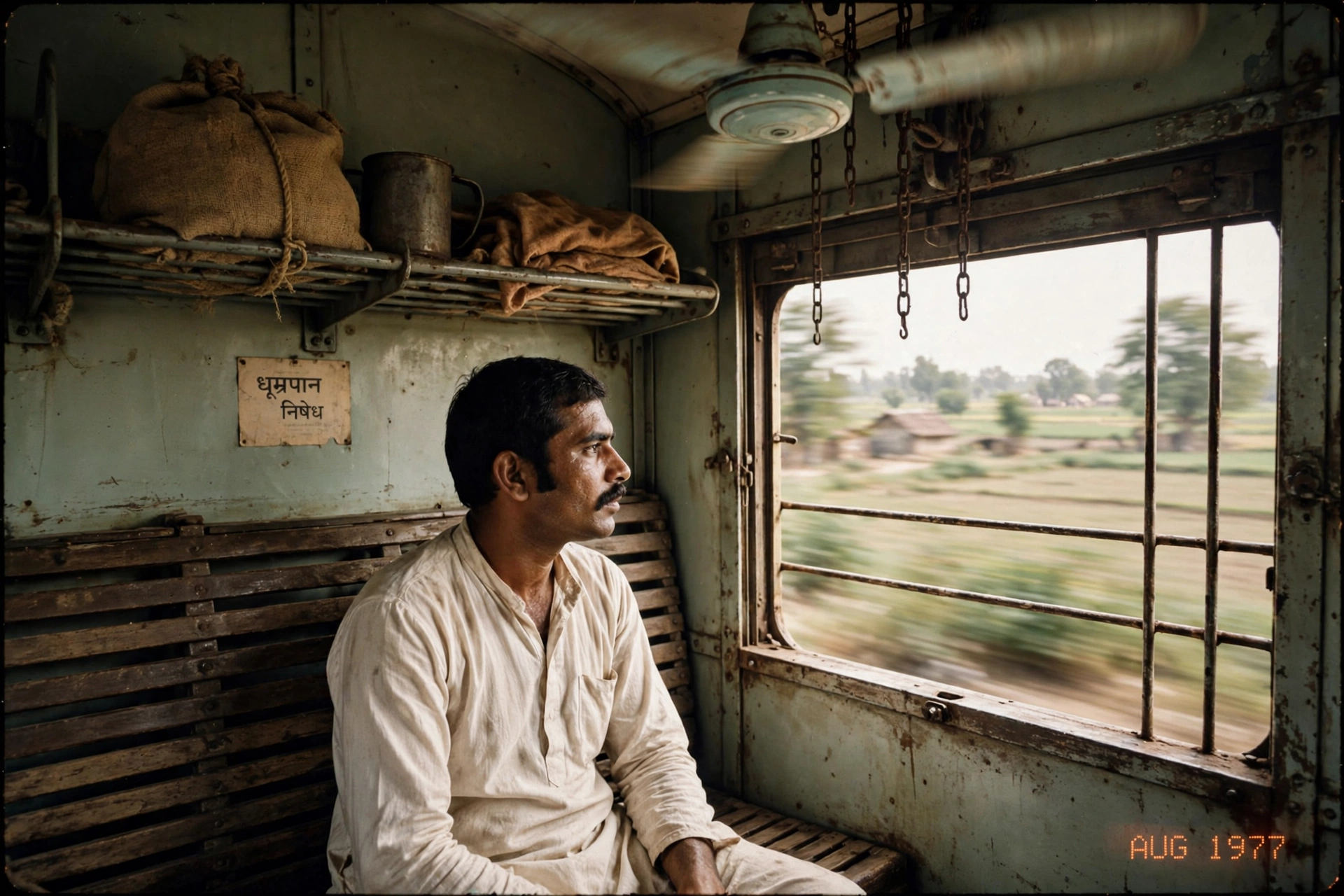 1970s Train Compartment