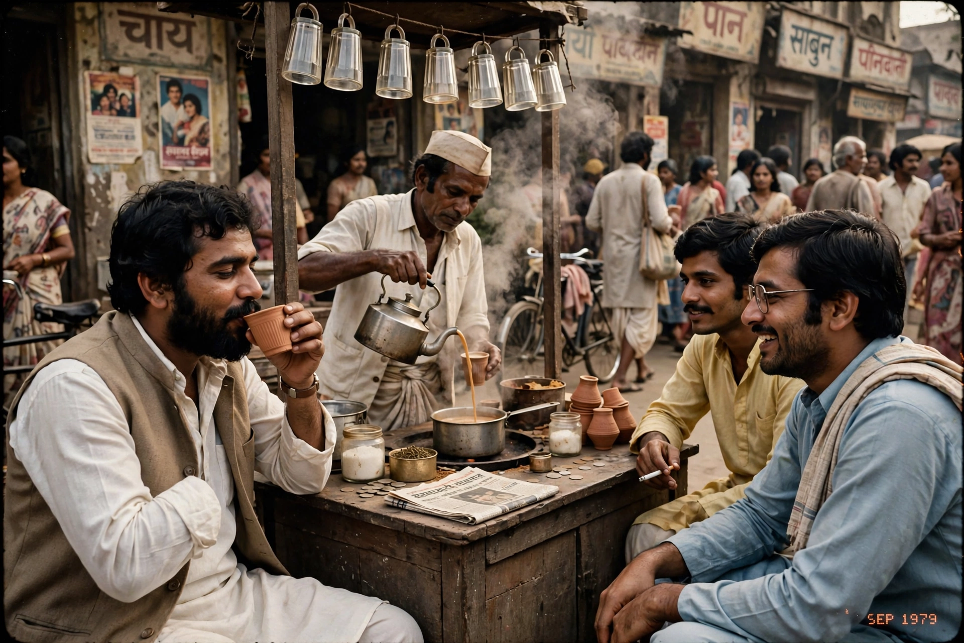 1970s Tea Stall