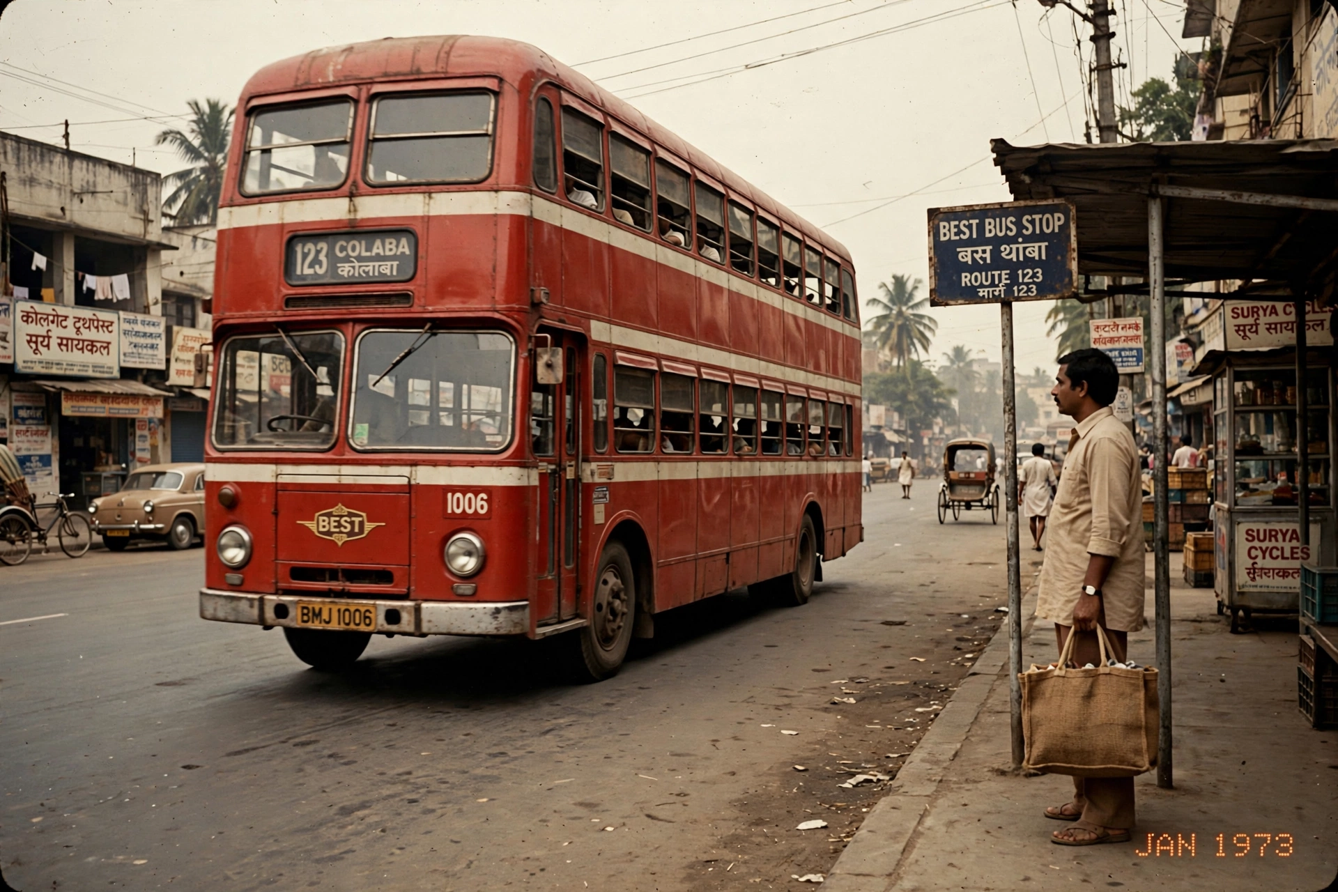 1970s Bus Stop