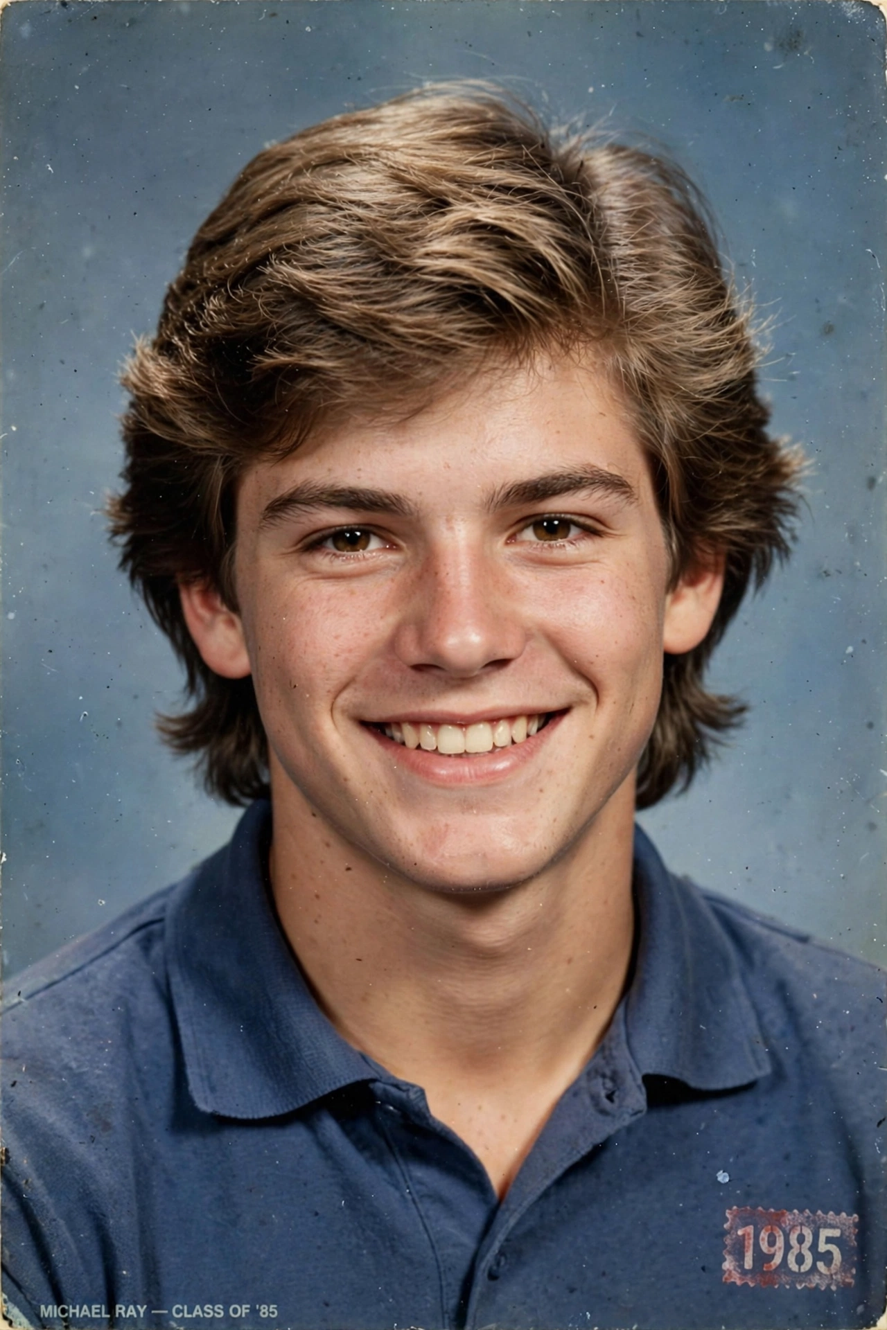 1980s Yearbook Photo