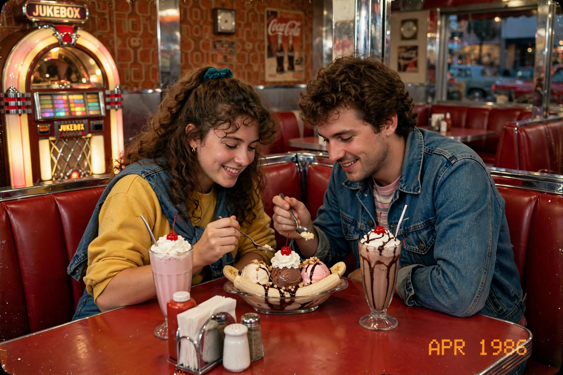 1980s Diner Date