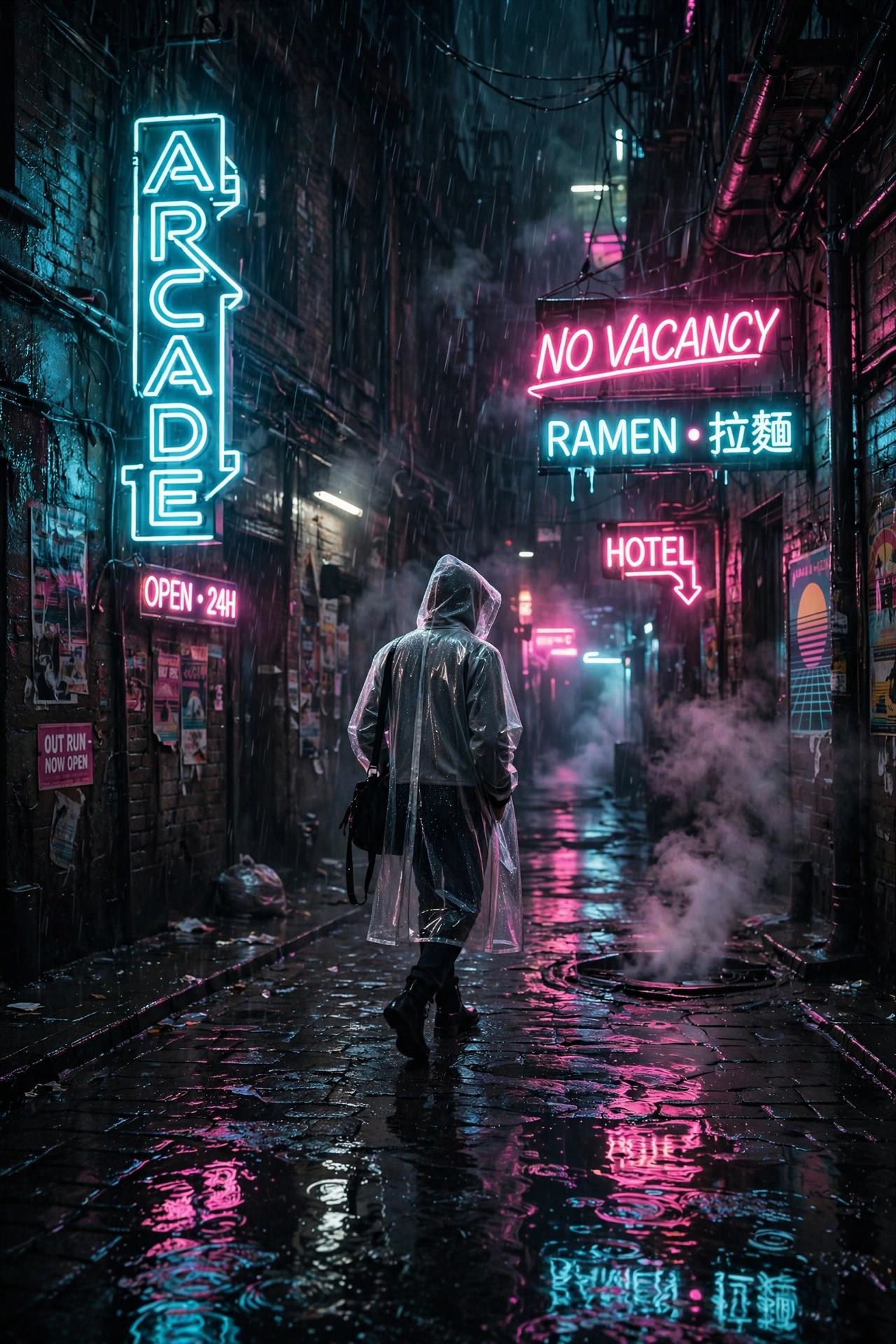 80s Neon Alley