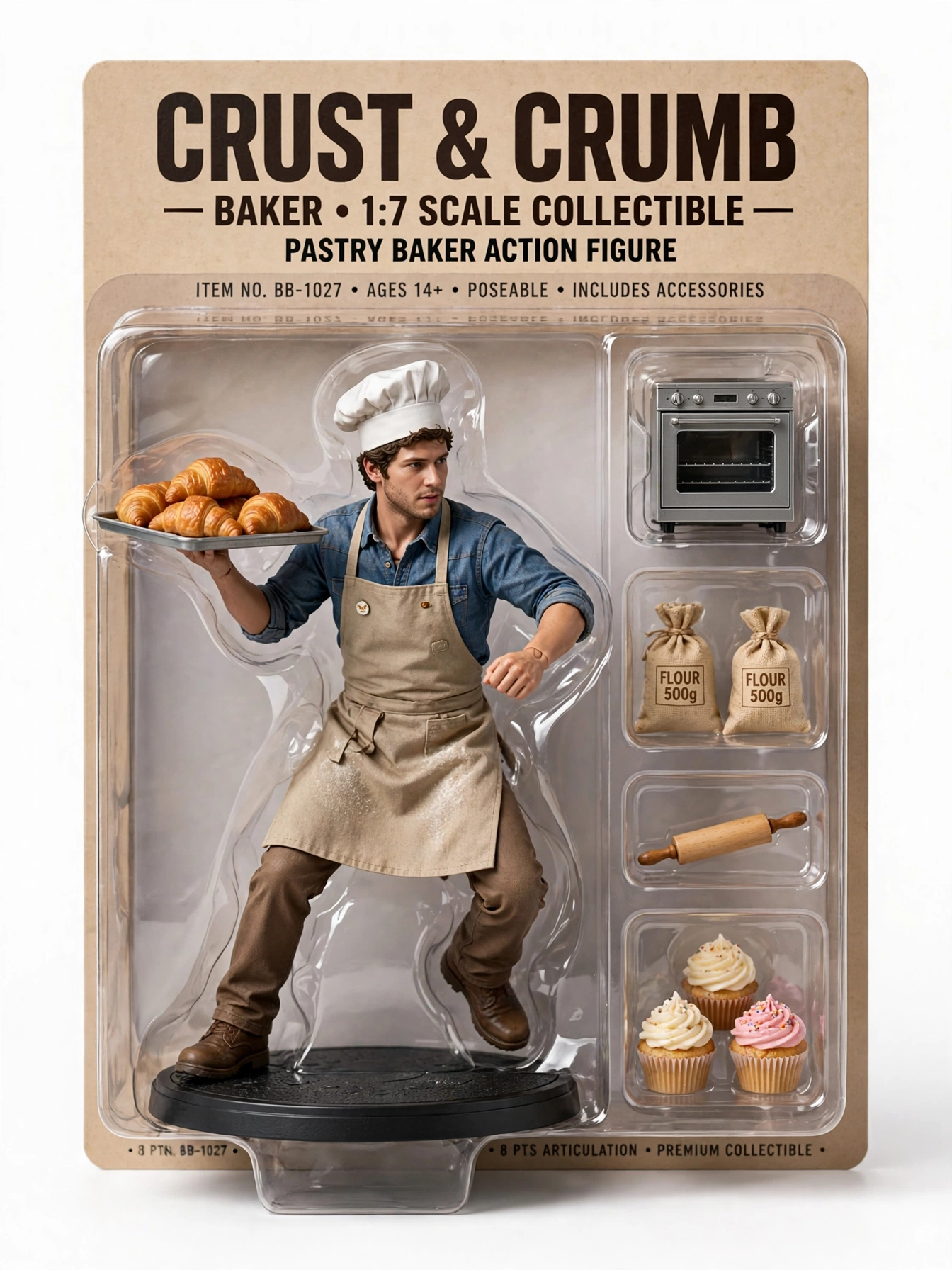 Baker Pastry Figurine Box
