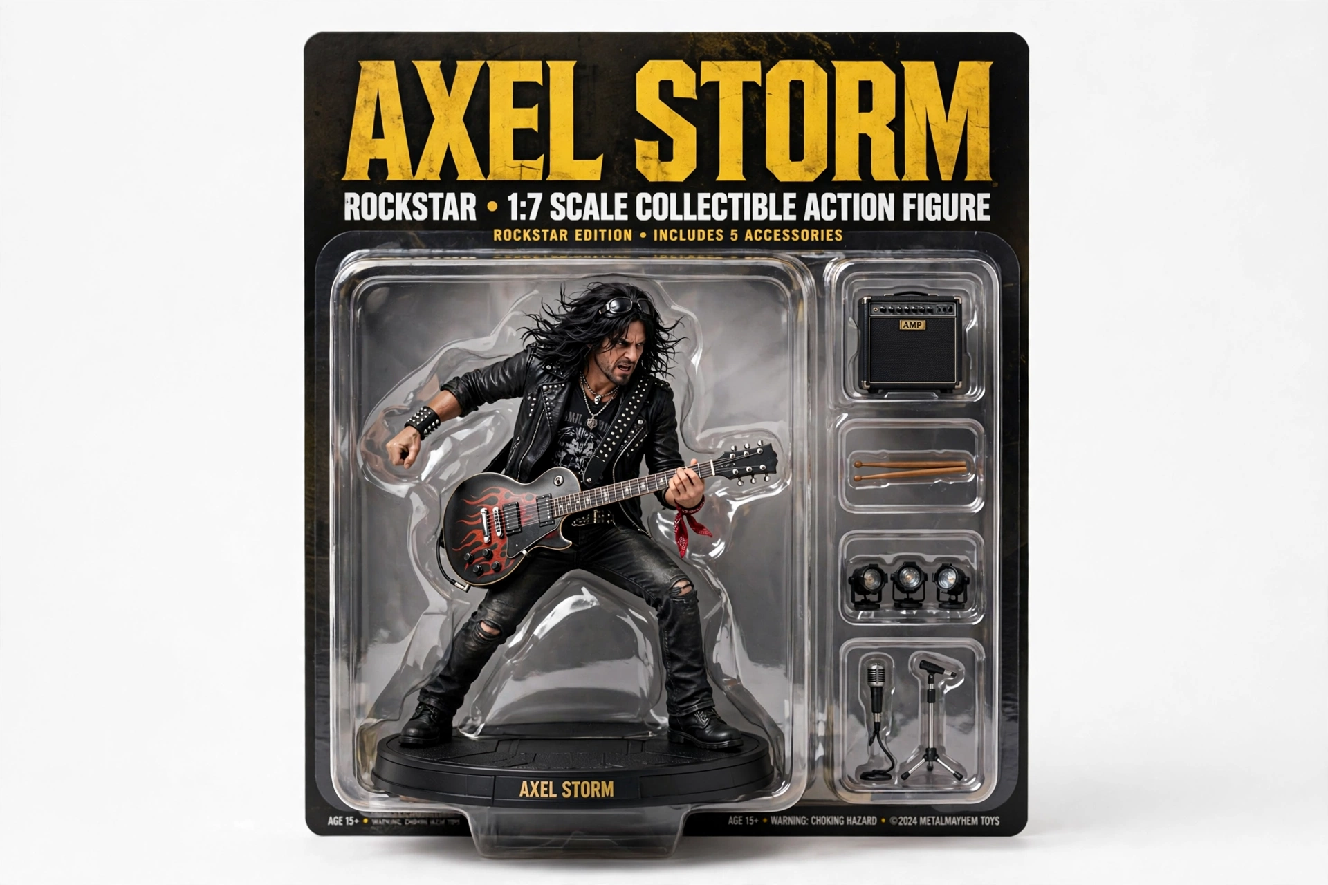 Rockstar Guitar Figurine Box