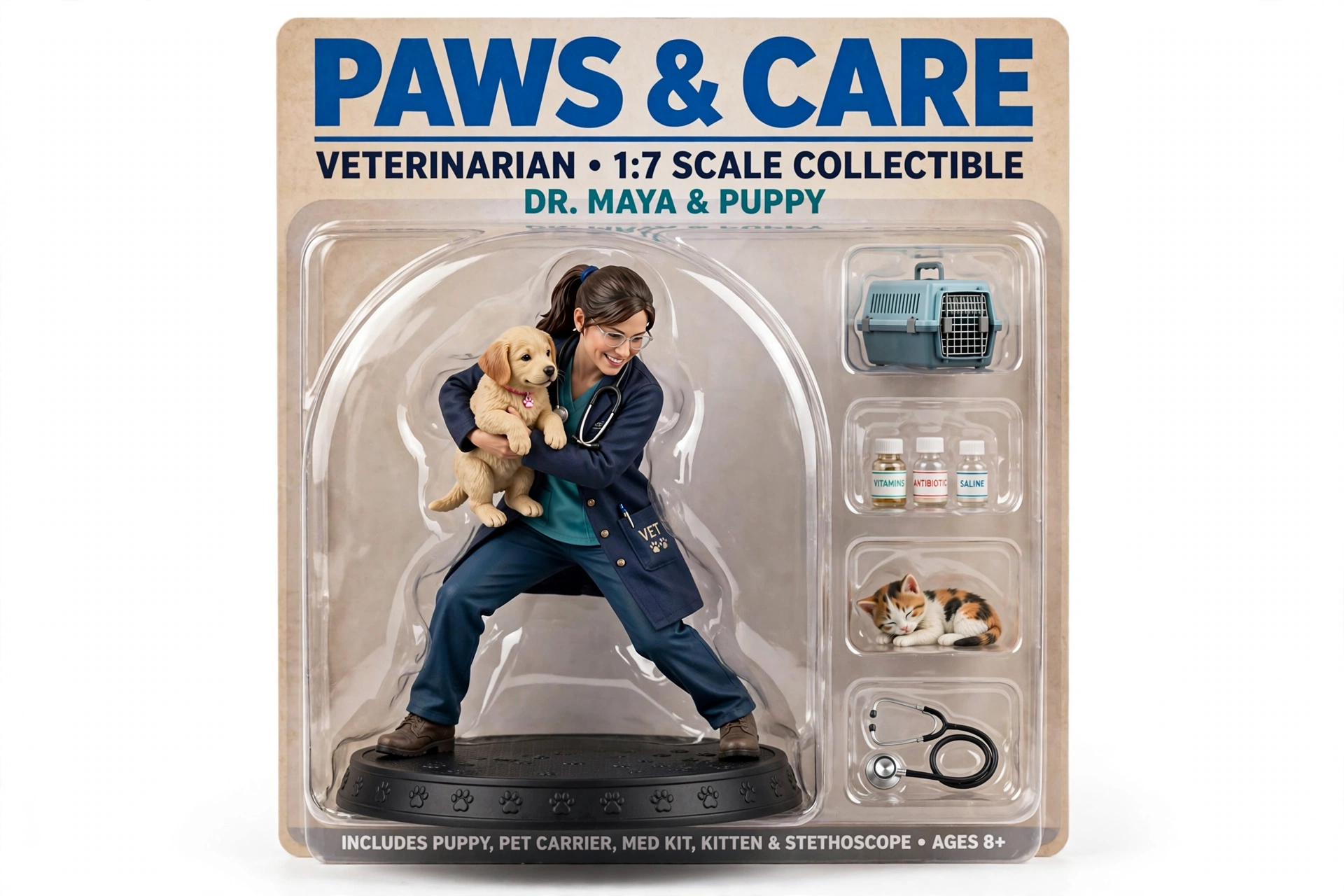 Veterinarian Pet Figurine Box