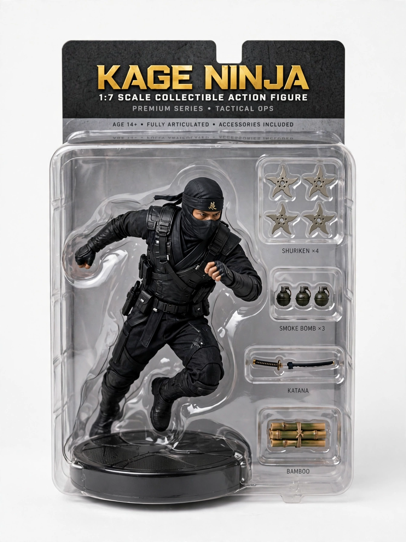 Ninja Stealth Figurine Box