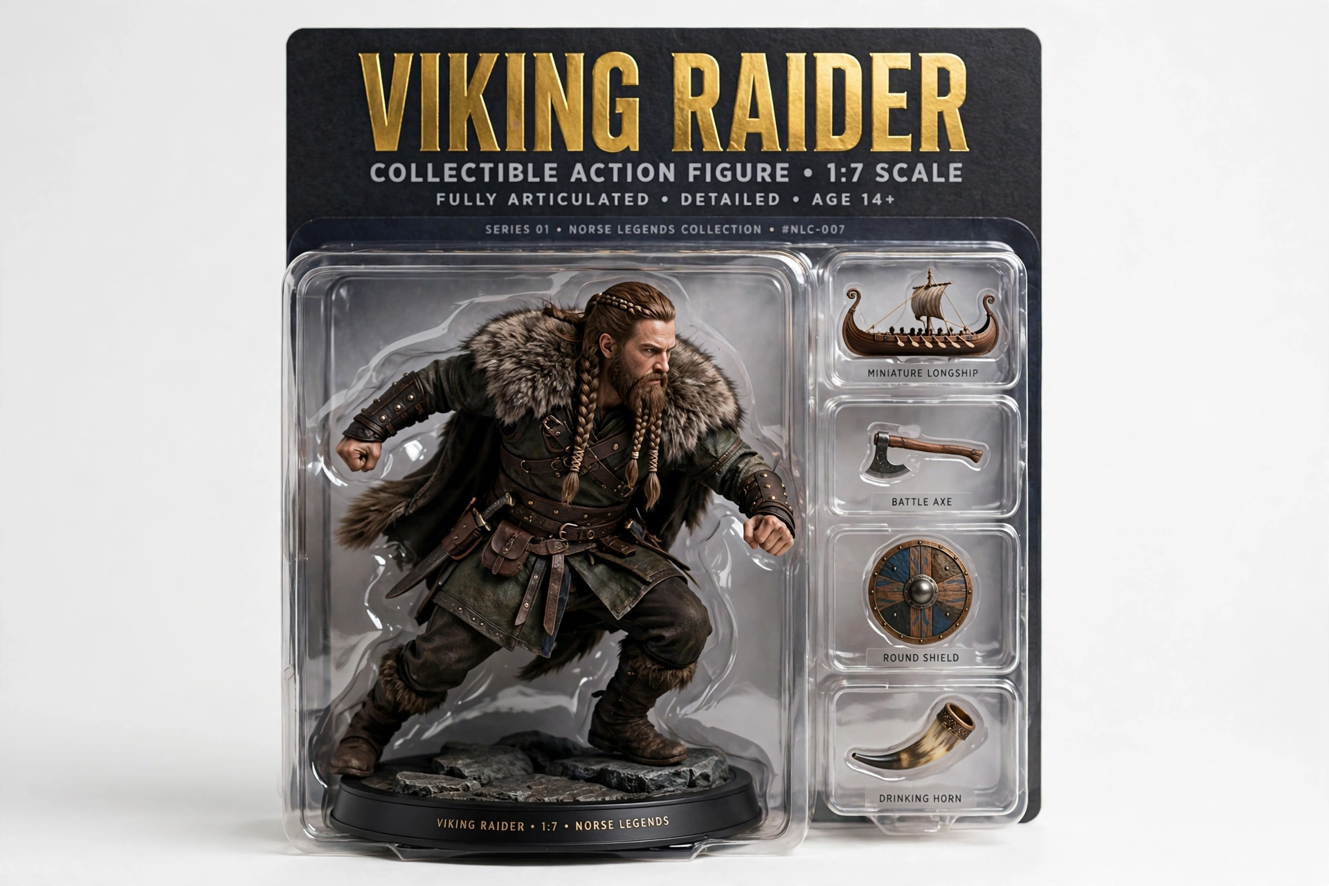 Viking Norse Figurine Box