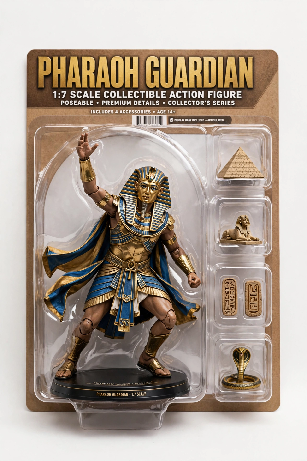 Pharaoh Egyptian Figurine Box