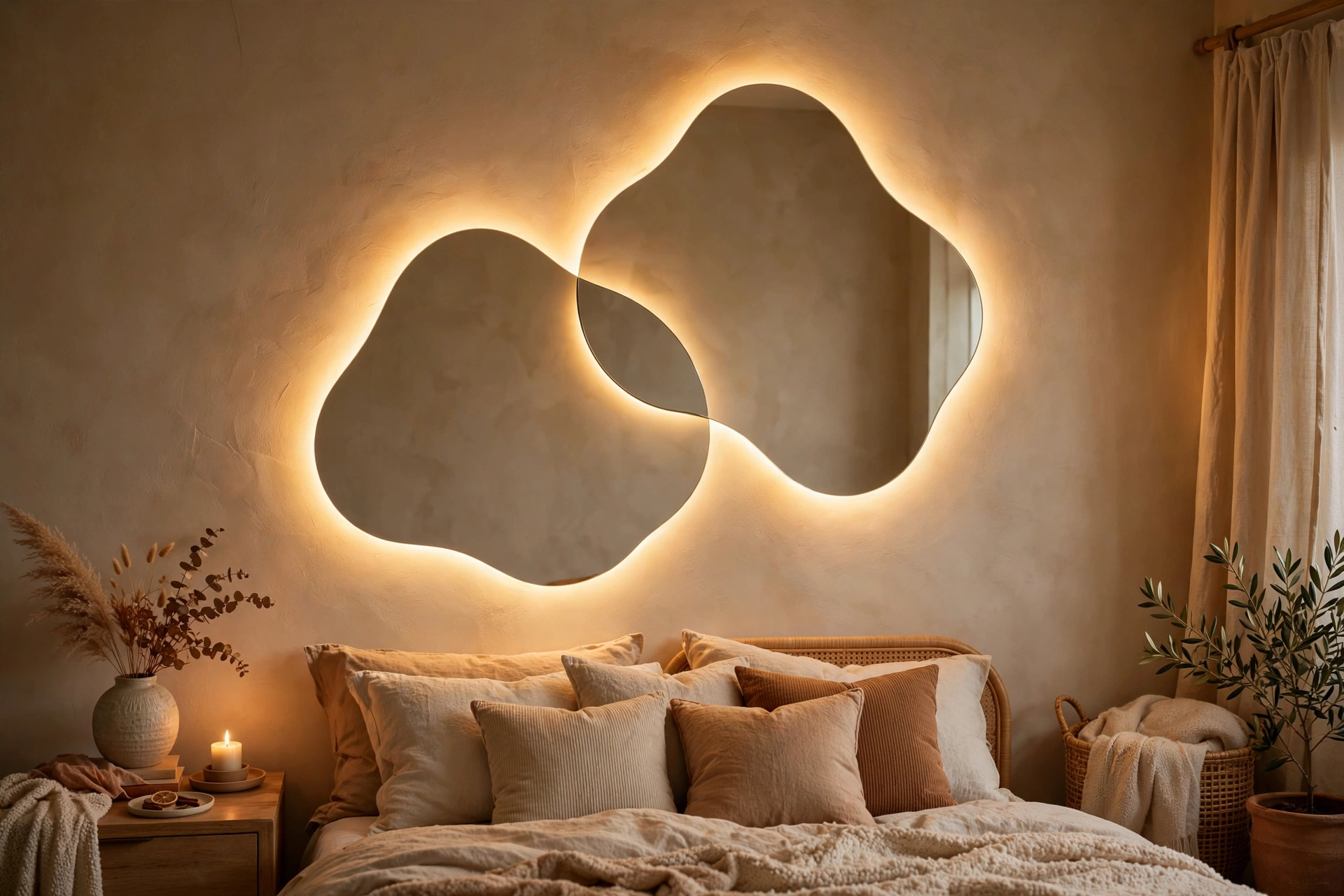 Double Blob LED Mirrors