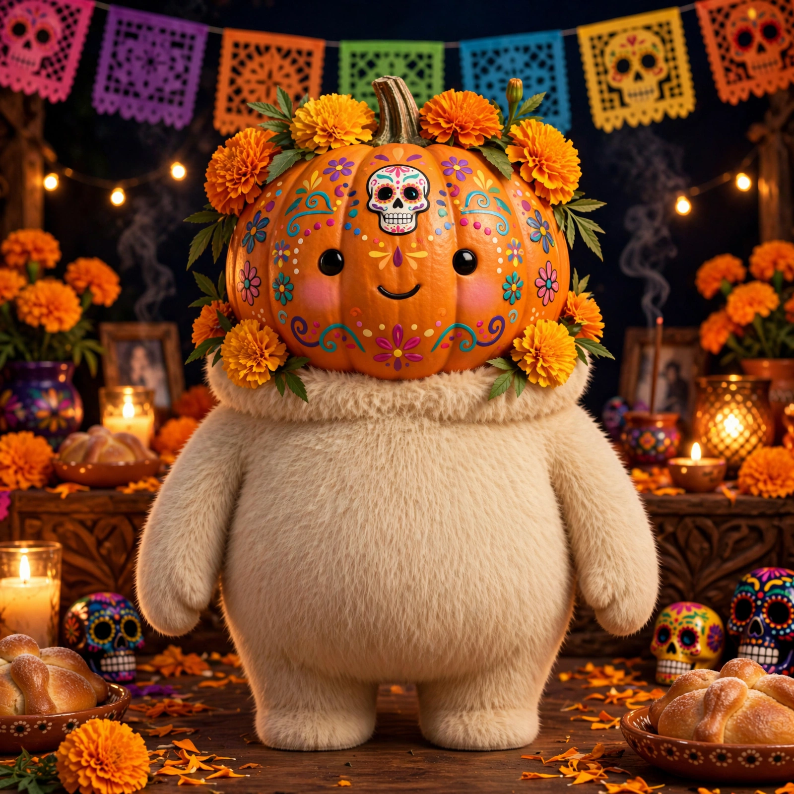 Pumpkin Head Day Of Dead