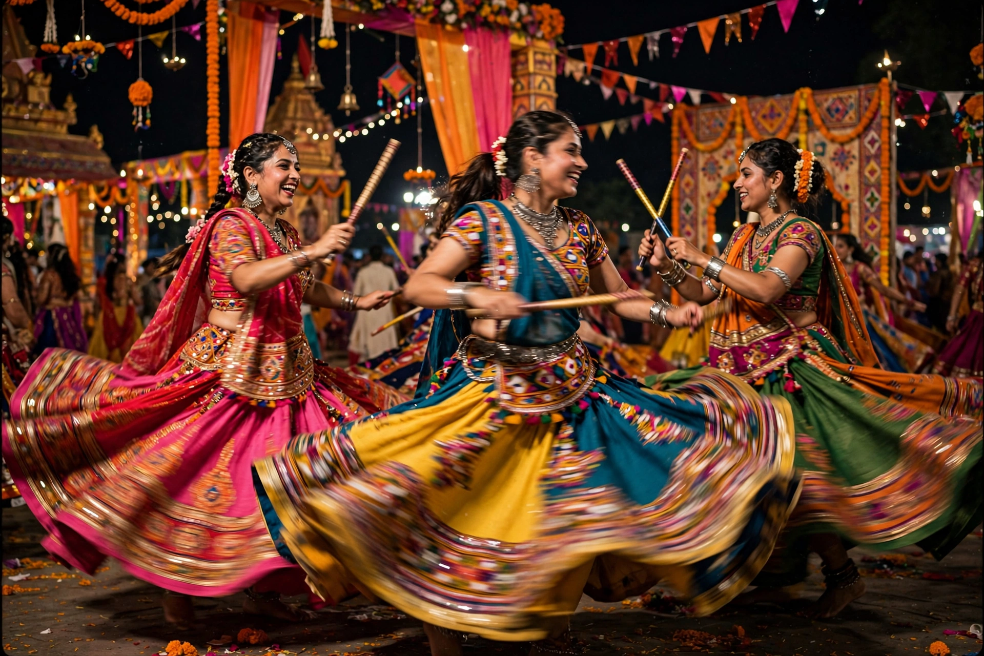 Retro Flash Garba Night