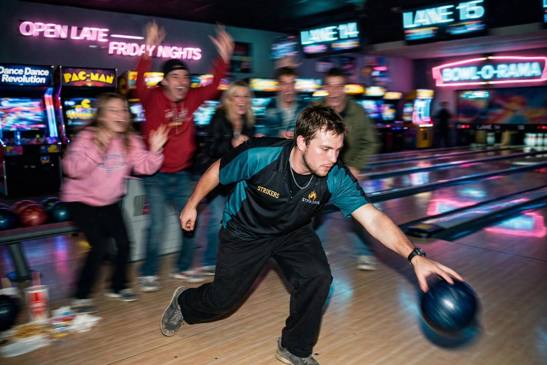 Retro Flash Bowling Alley