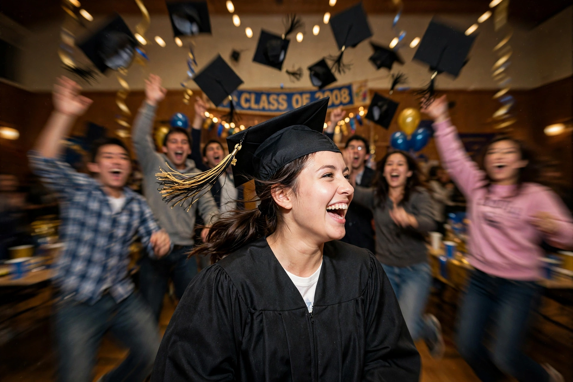 Retro Flash Graduation