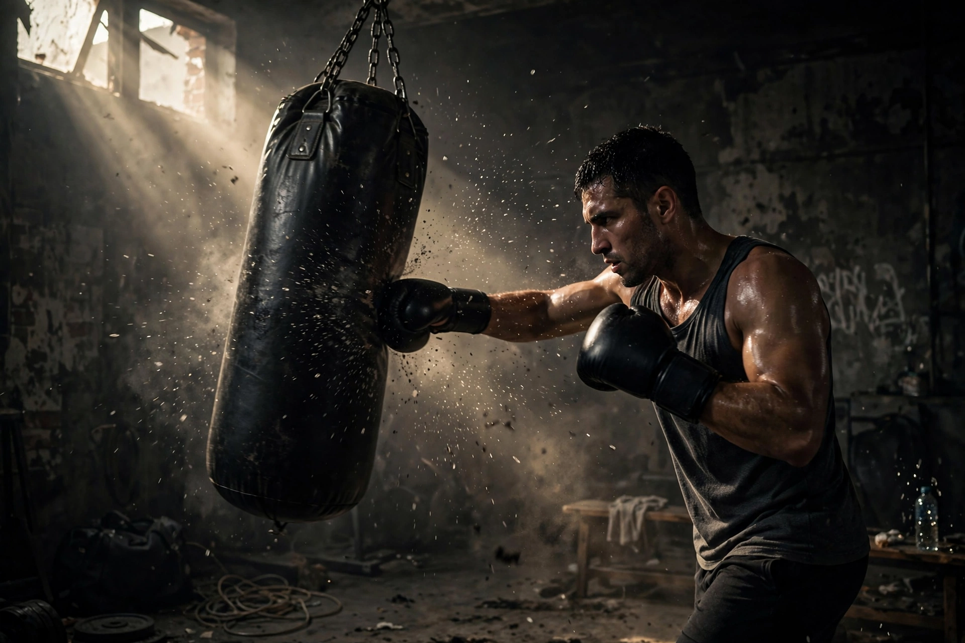 AI Video Boxing Training Montage