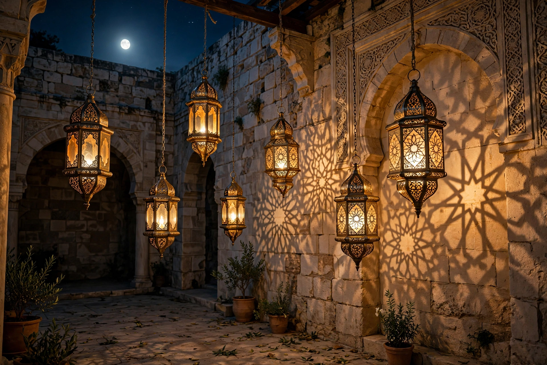 AI Video Ramadan Lanterns