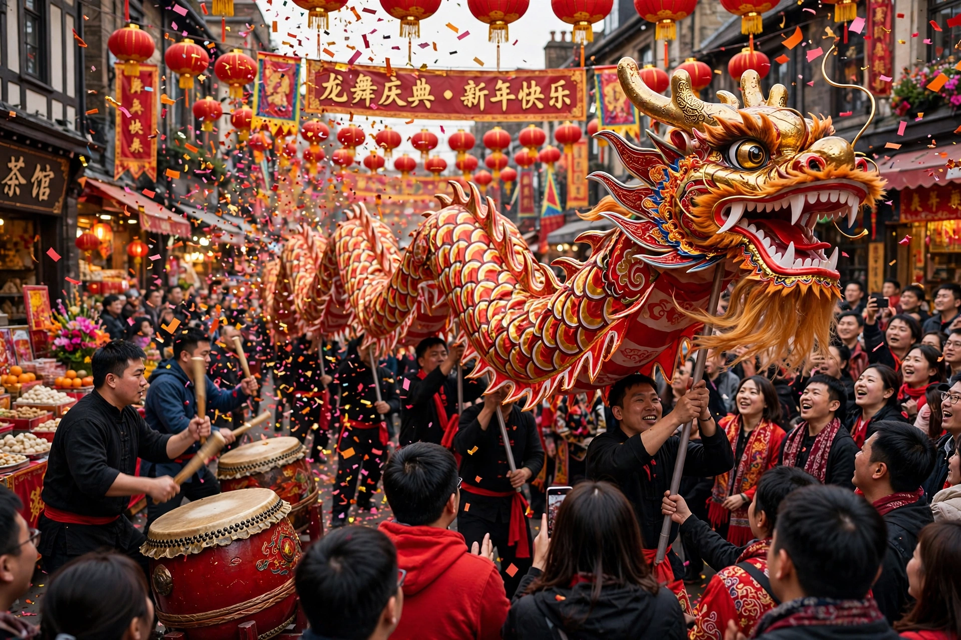 AI Video Dragon Festival Dance