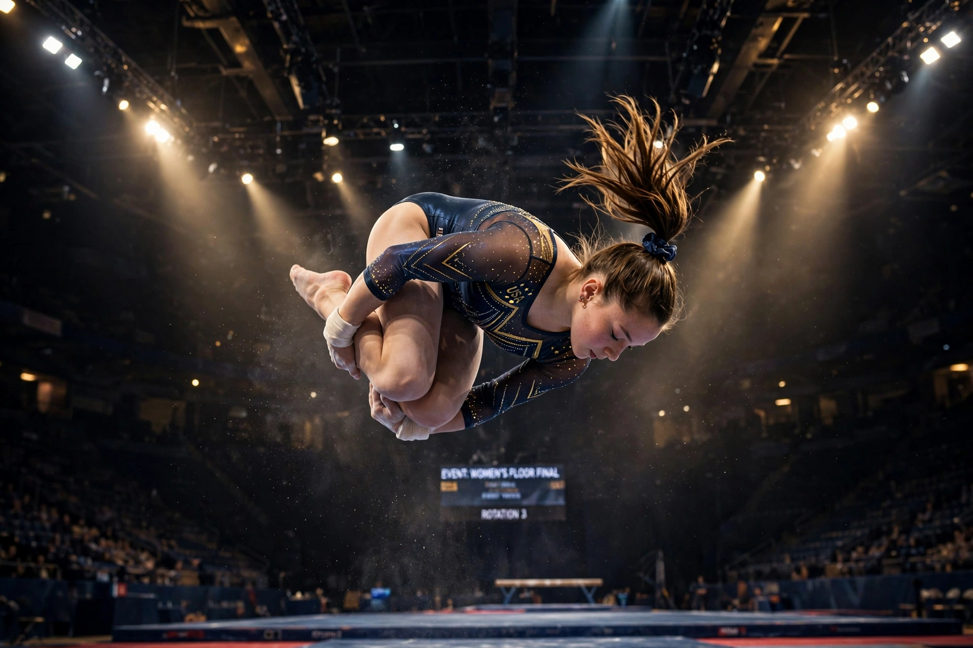 AI Video Gymnastic Floor Routine
