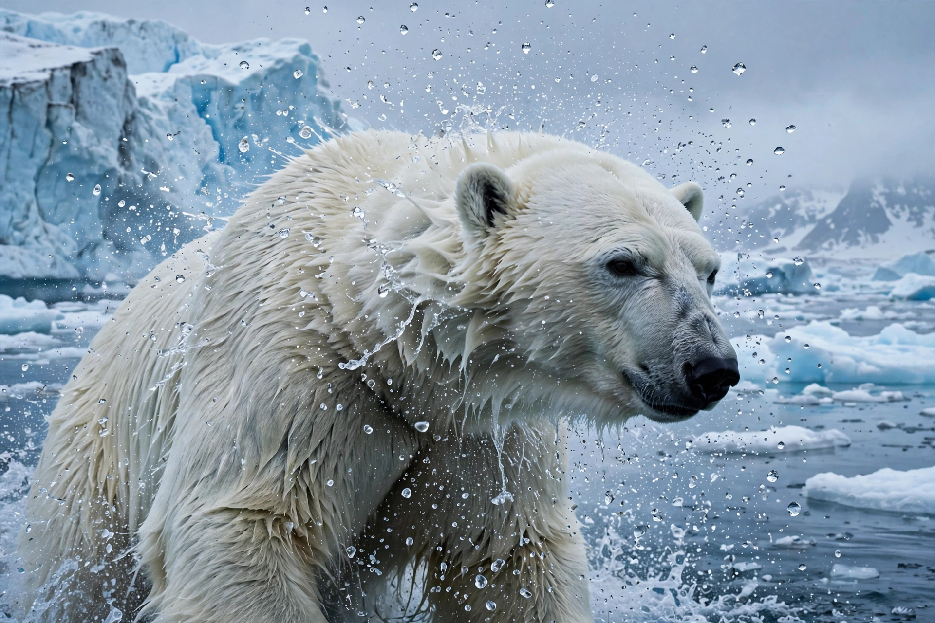 AI Video Polar Bear Arctic