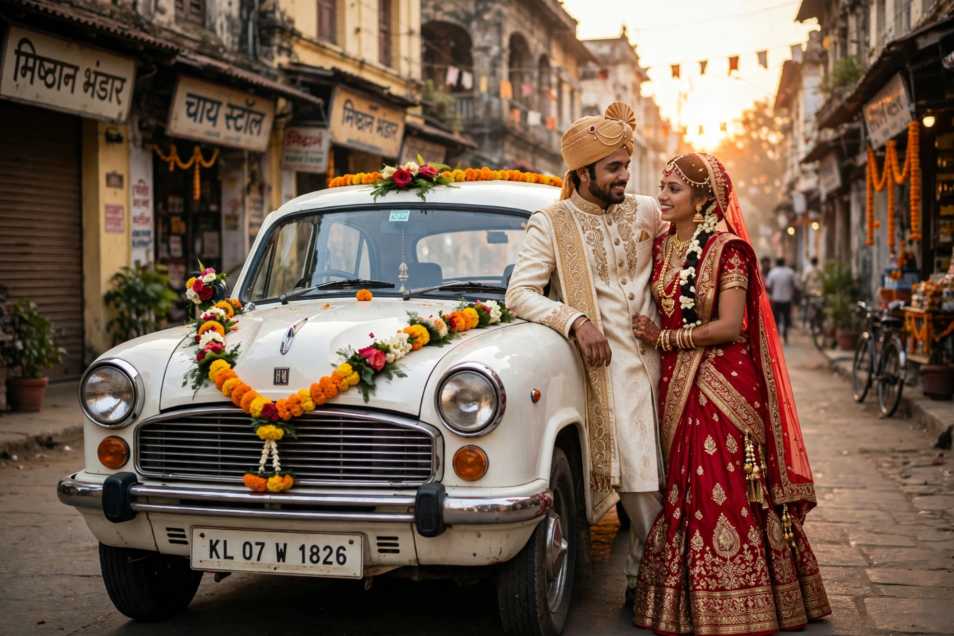 Couple Vintage Car