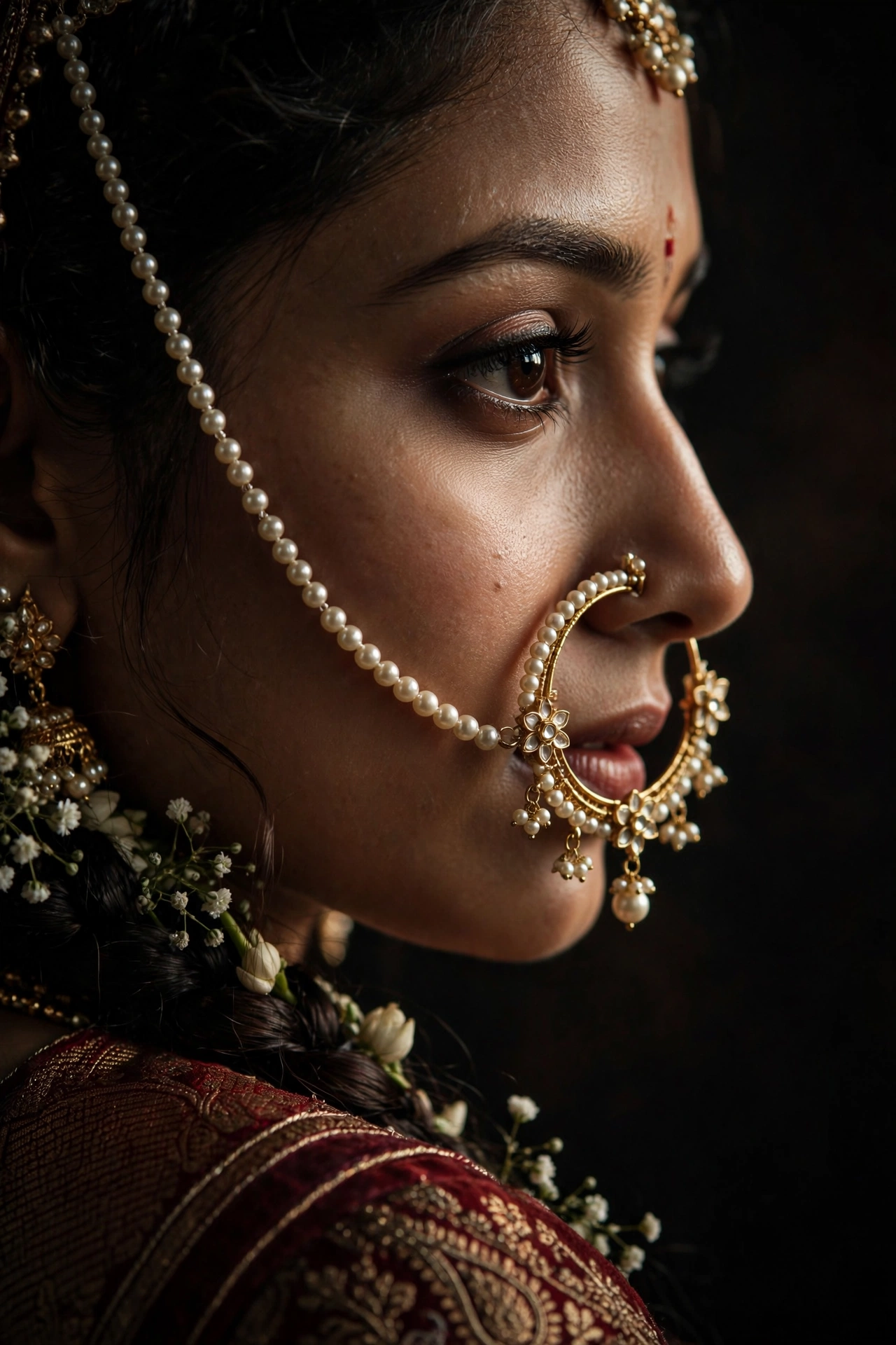 Bride Nath Closeup