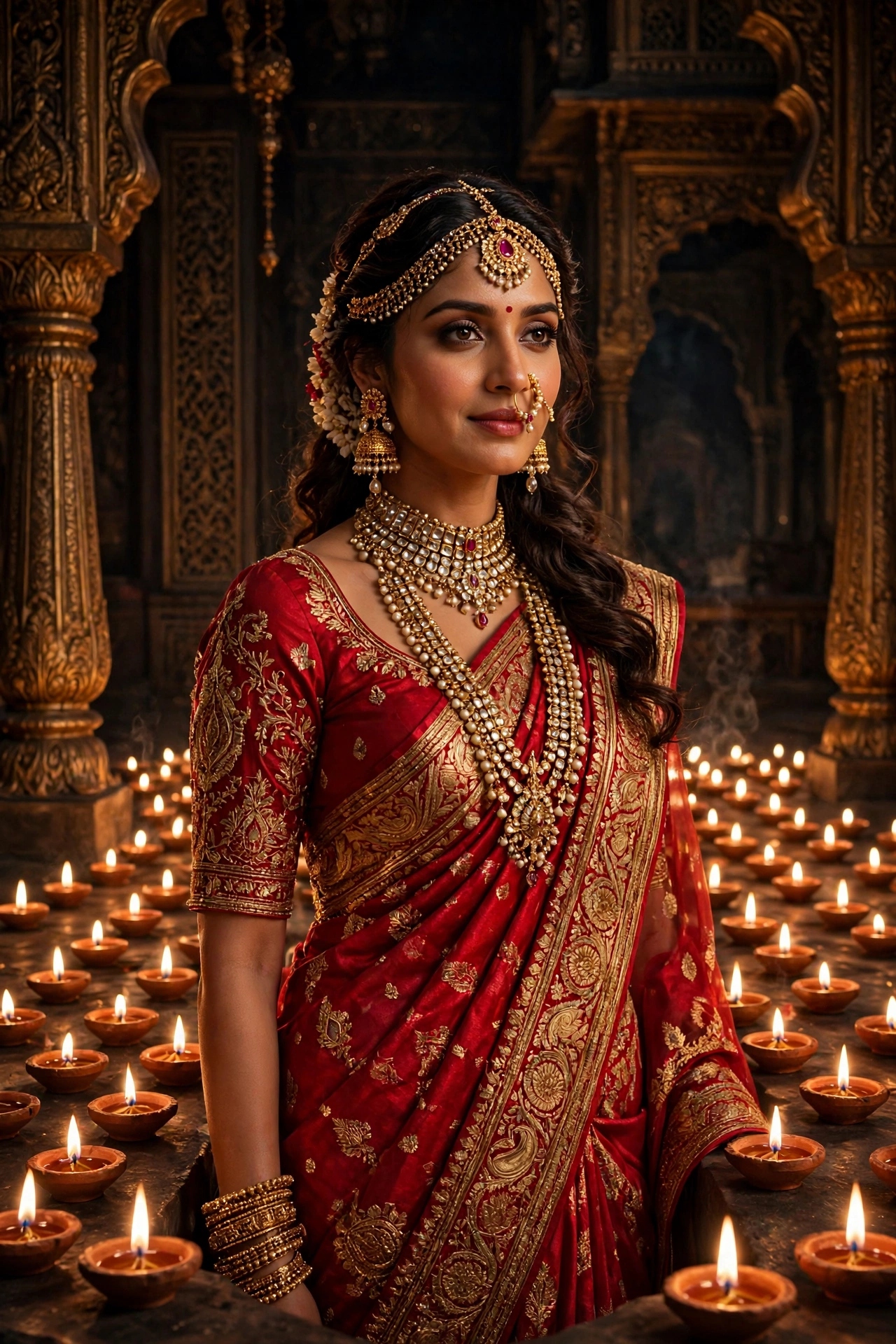 Candlelight Bridal Saree