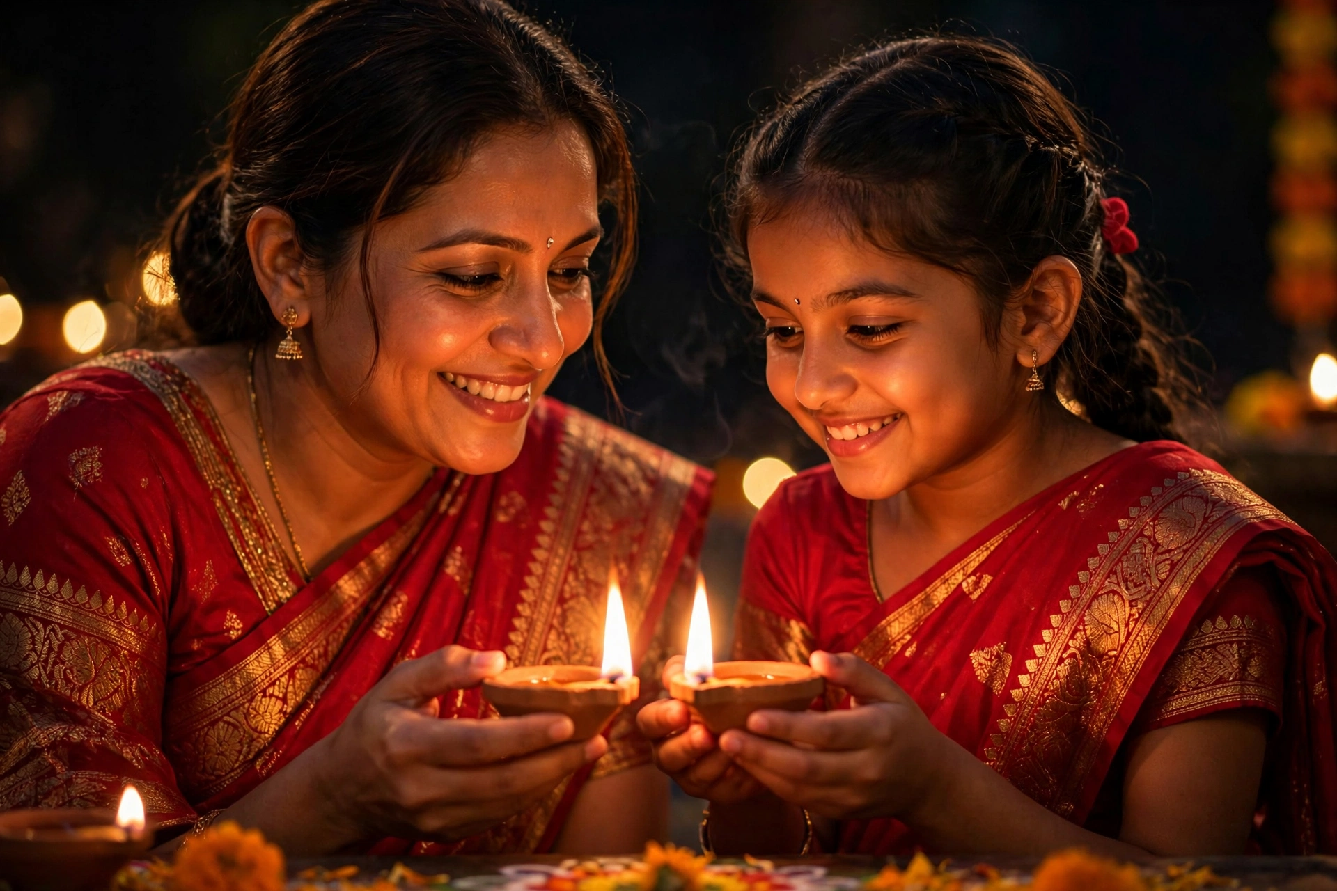 Candlelight Mother Daughter