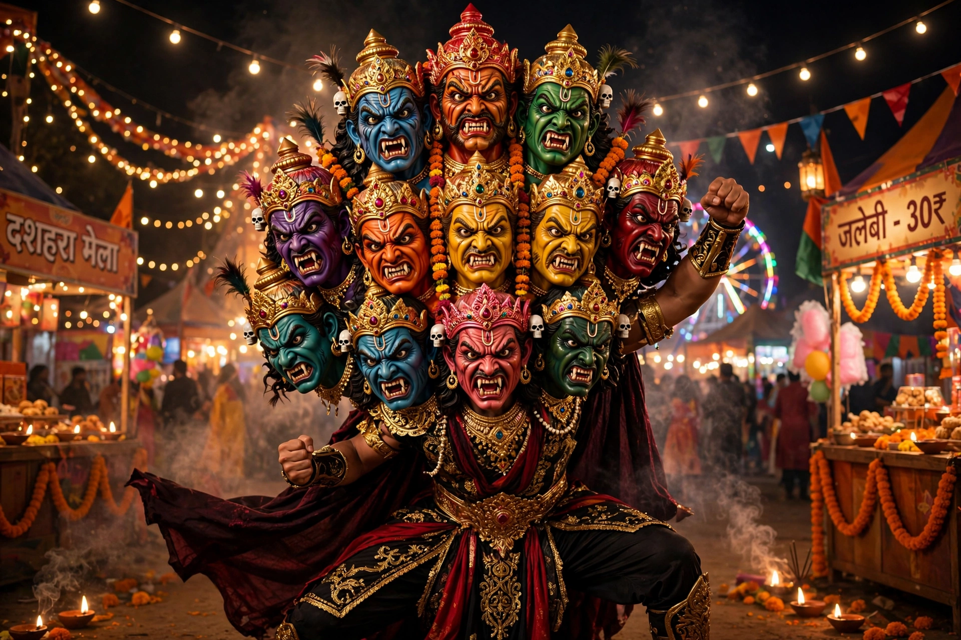 Ravan Mask Portrait