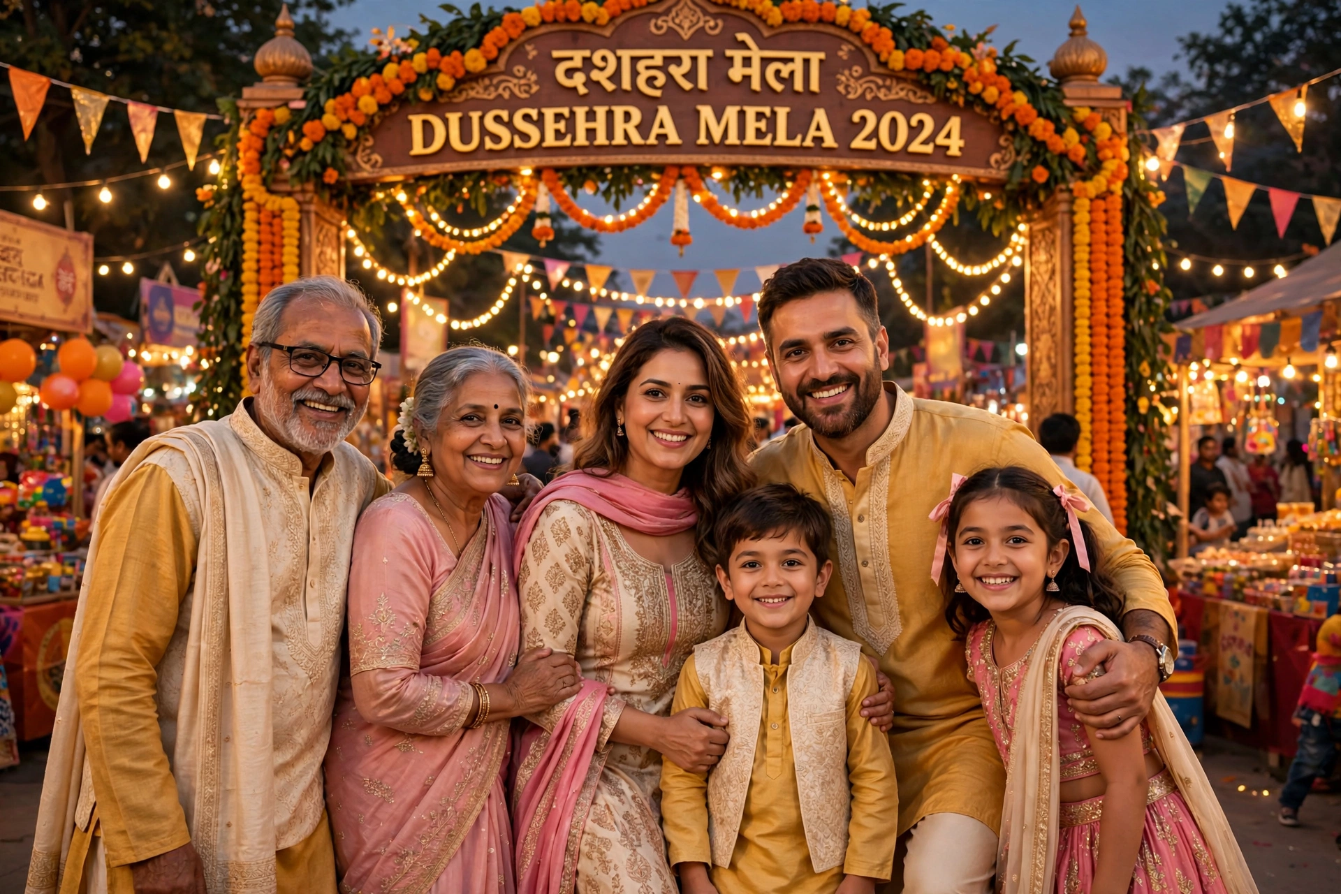 Ethnic Family at Mela
